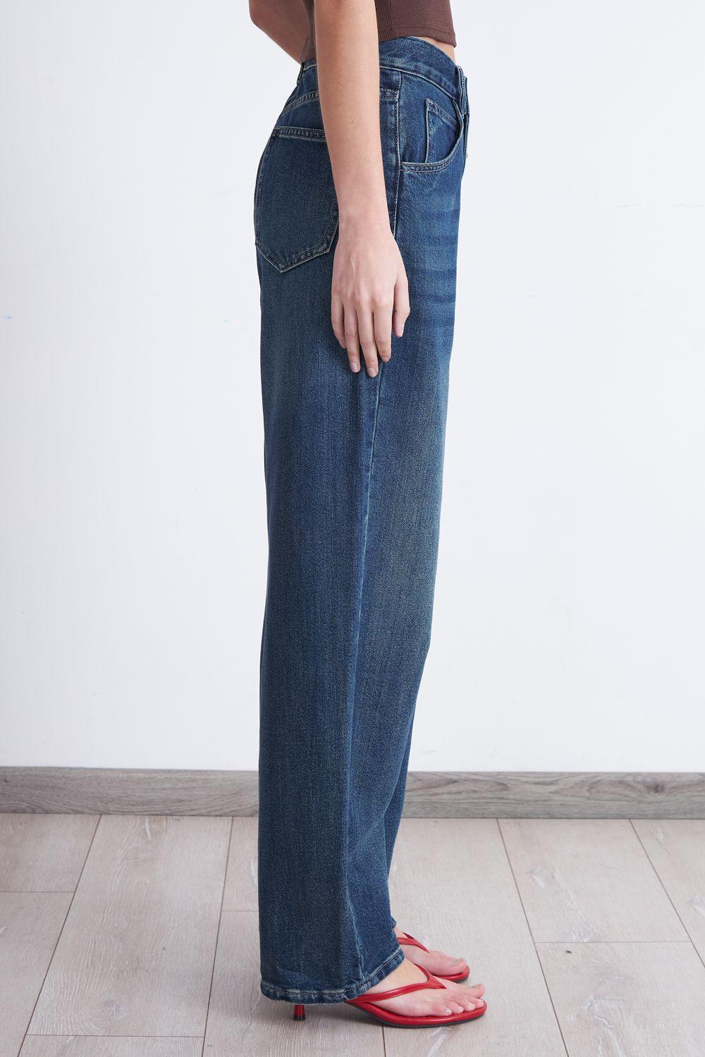 Jeans Barrel Azul Marino Nicopoly-2