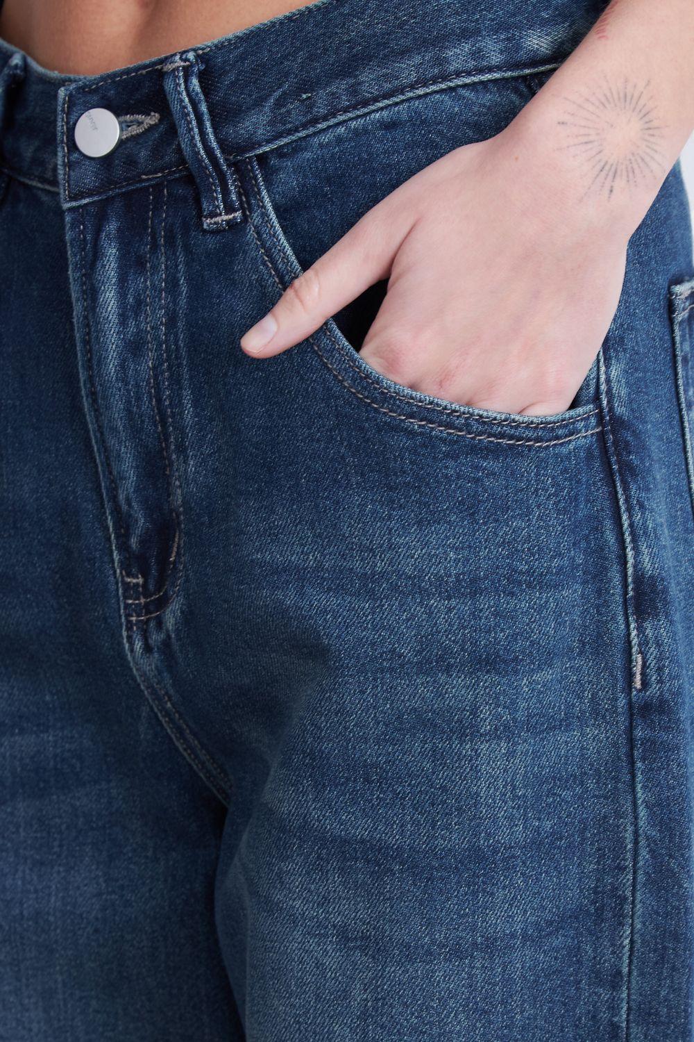 Jeans Barrel Azul Marino Nicopoly-5