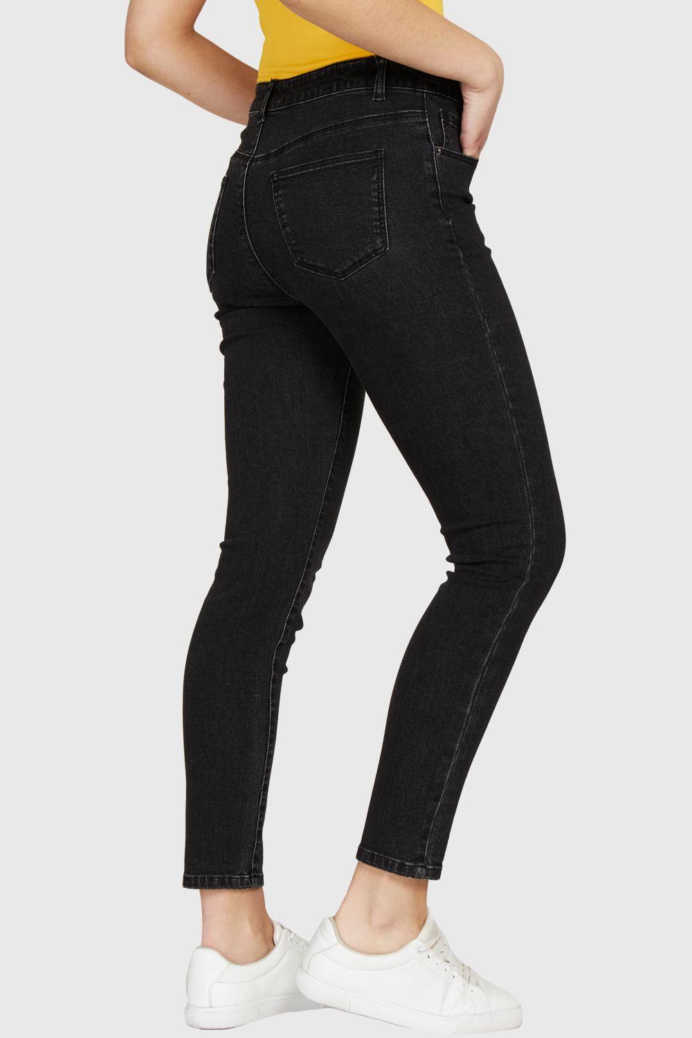 Jeans Elasticado Pitillo Grafito Nicopoly-3