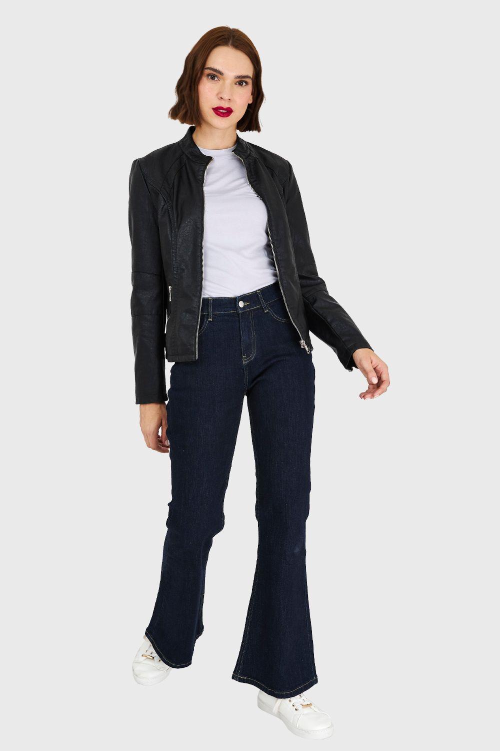 Chaqueta Cuello Mao Negro Nicopoly-1