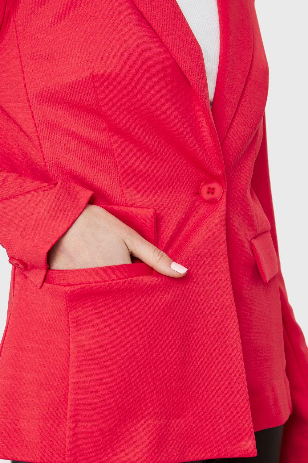 Blazer Bolsillos Rojo Nicopoly-5
