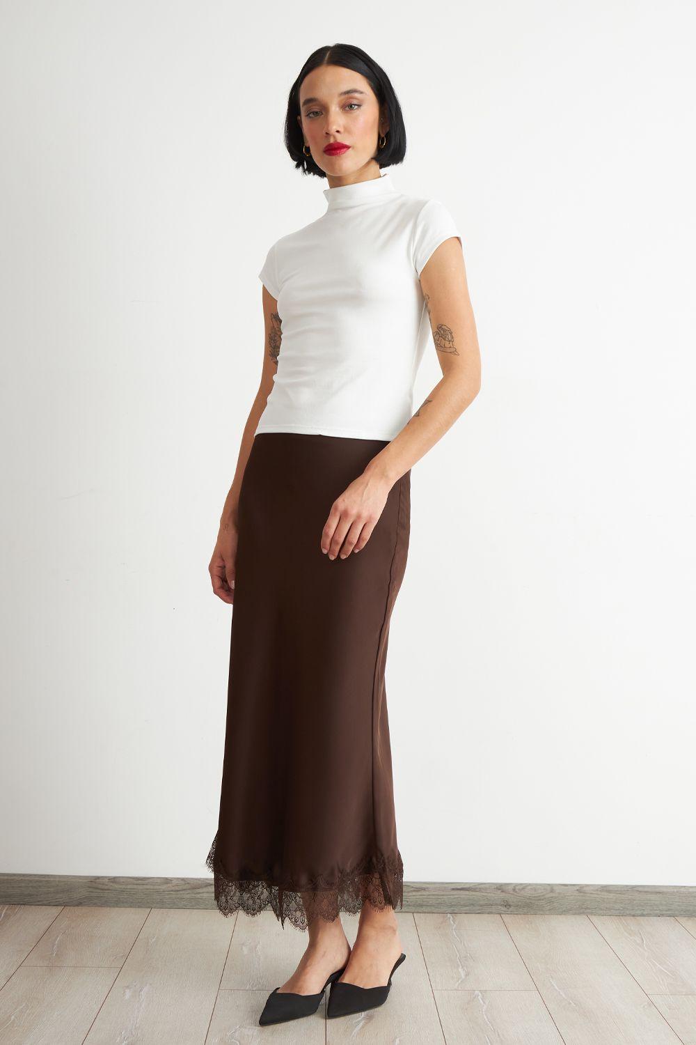 Polera Manga Corta Cuello Alto Blanco Nicopoly-0