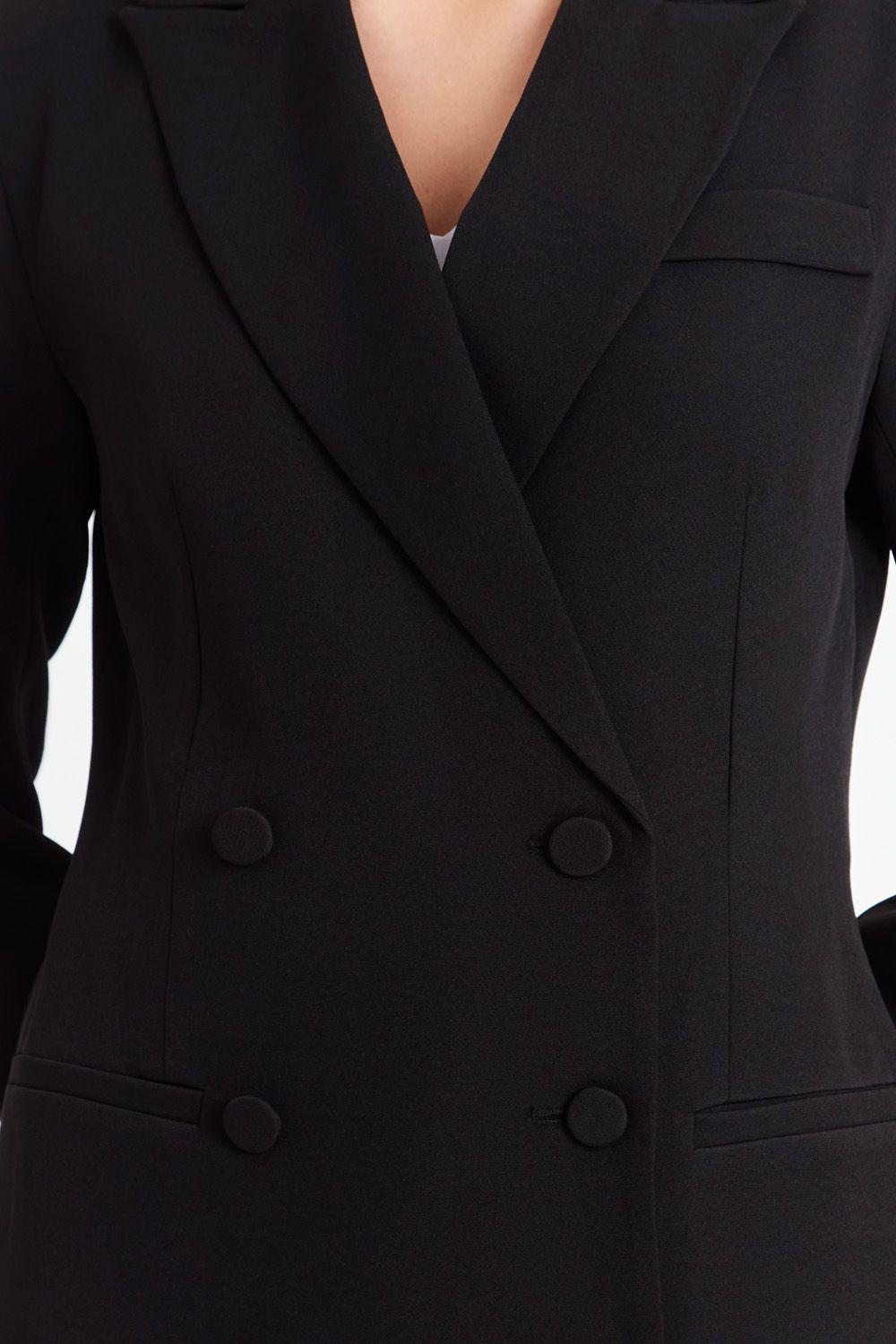 Blazer 6 Botones Negro-5