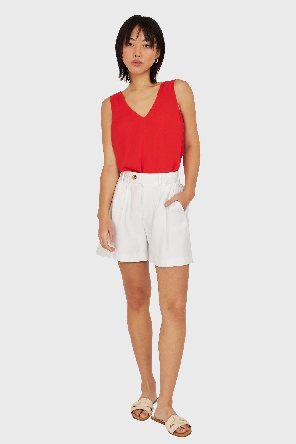 Short Holgado Crema Nicopoly-1