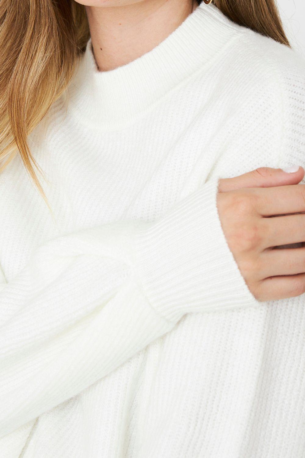 Sweater Básico Soft Blanco Nicopoly-5