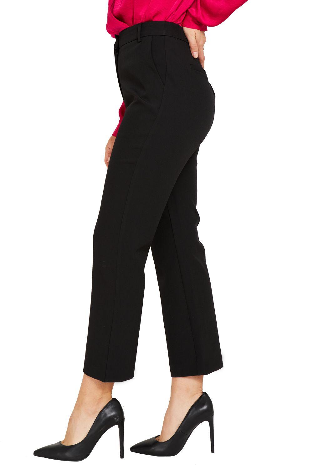 Pantalón Formal Bolsillos Negro Nicopoly-2