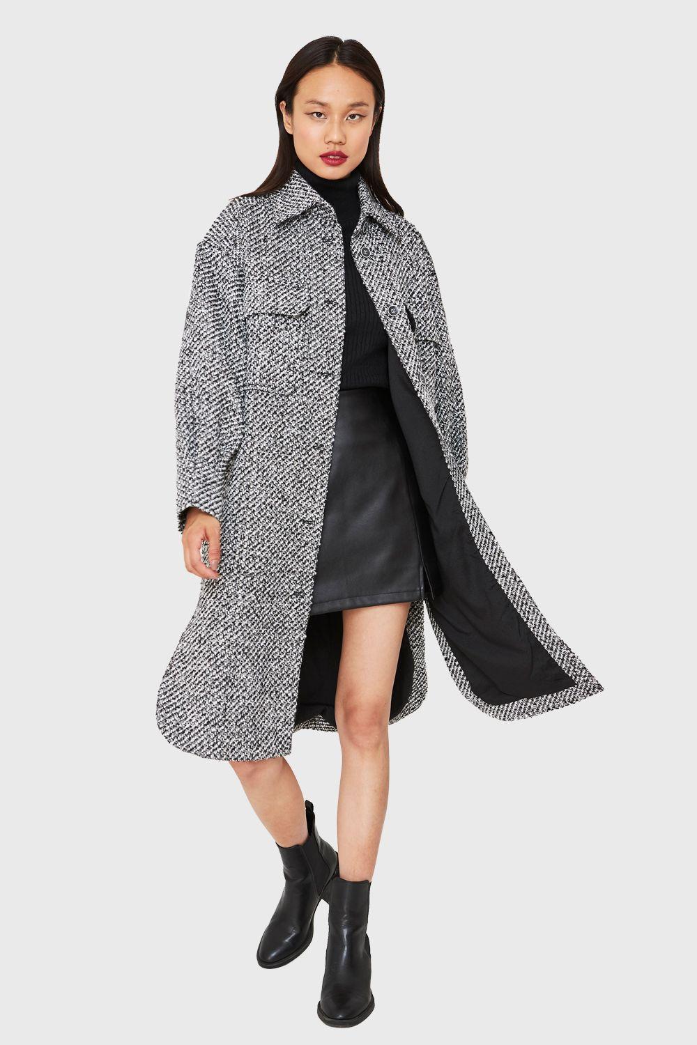 Abrigo Bolsillos Cargo Negro Nicopoly-1