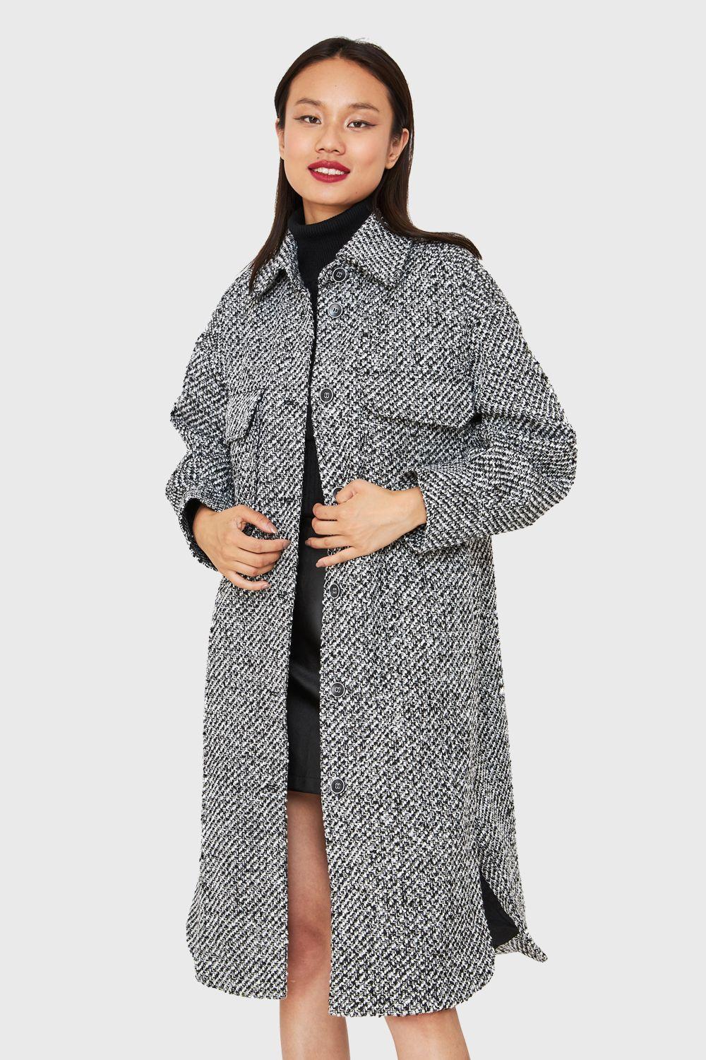 Abrigo Bolsillos Cargo Negro Nicopoly-0