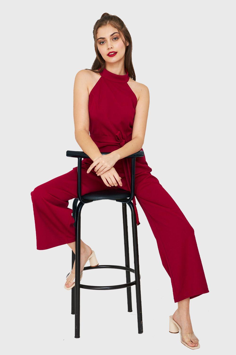 Enterito Cuello Halter Burdeos Nicopoly-1