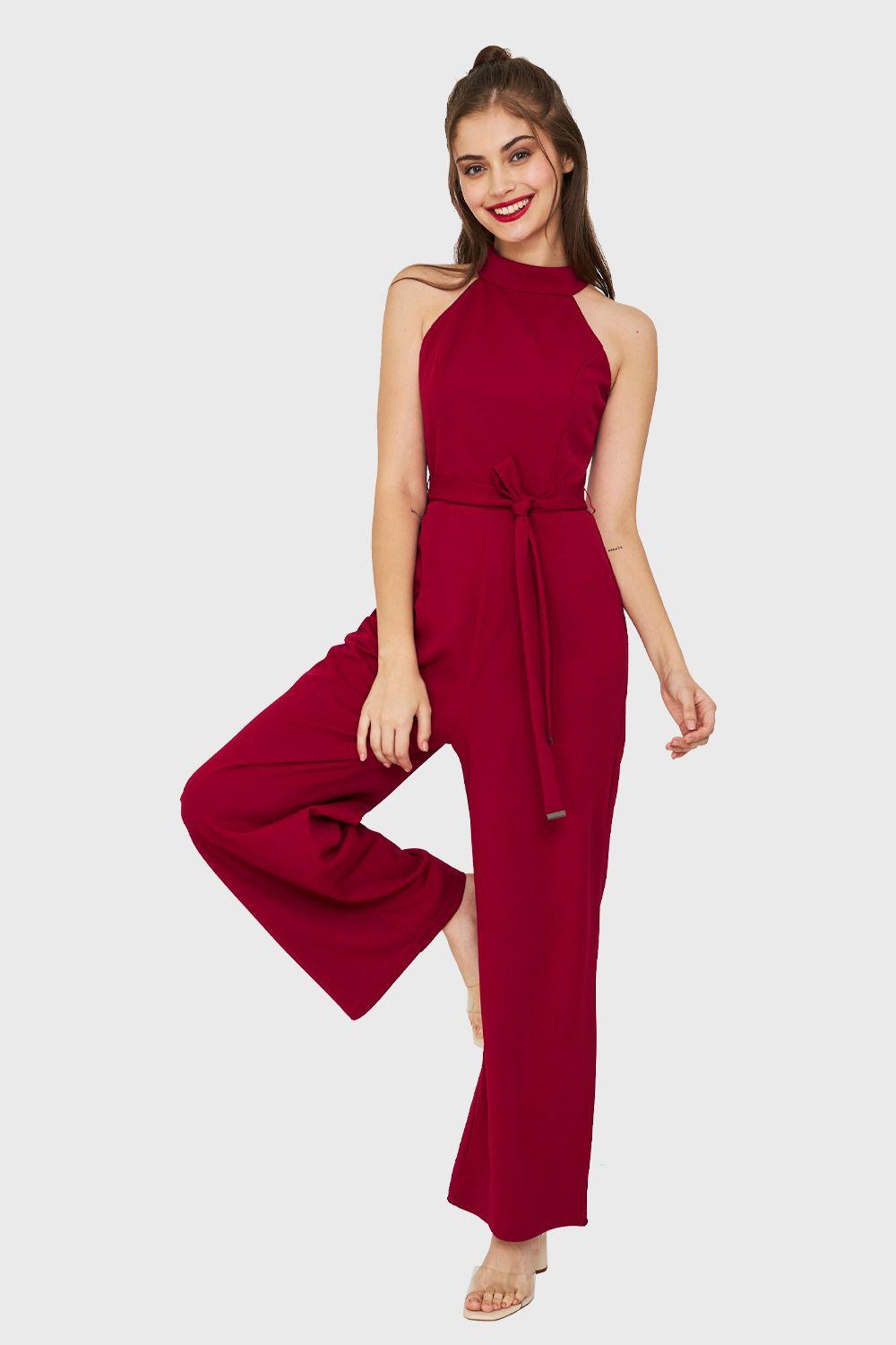 Enterito Cuello Halter Burdeos Nicopoly-0