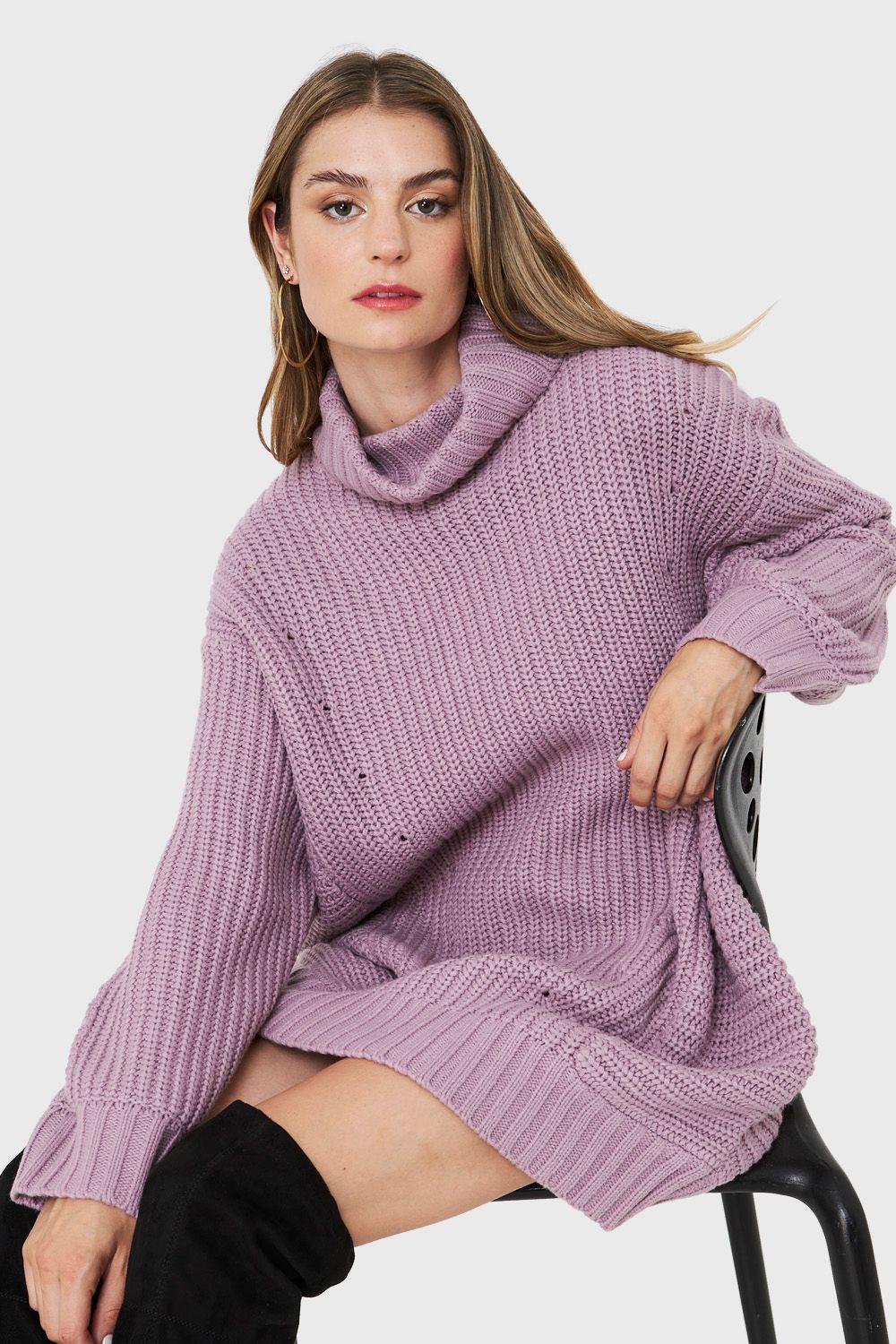 Maxi Sweater Lila Nicopoly-0