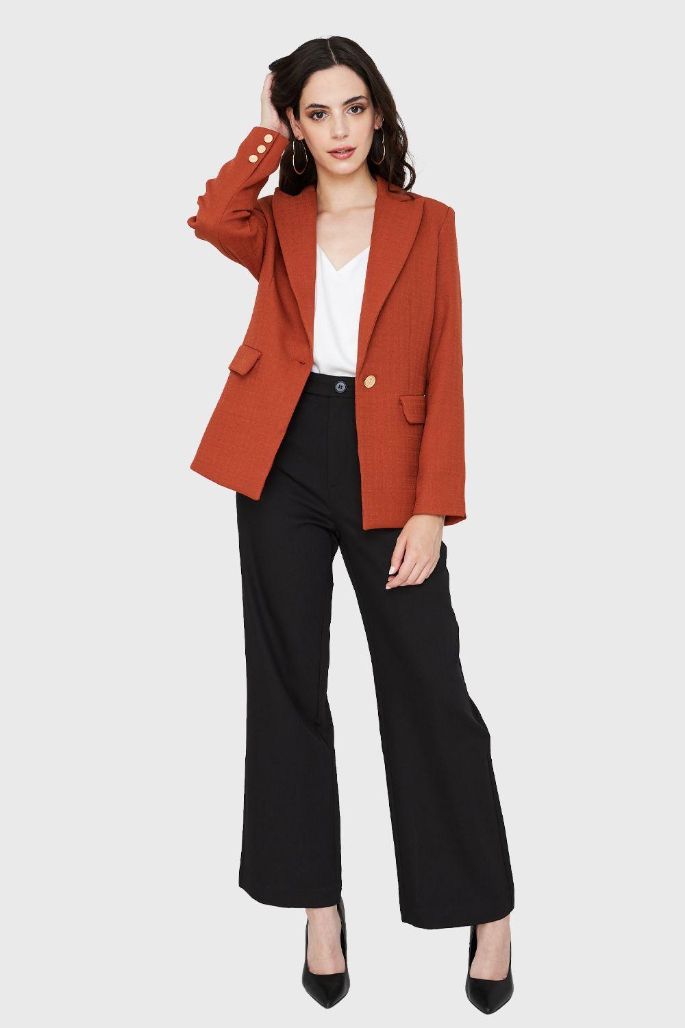 Blazer Botones Dorados Óxido Nicopoly-1