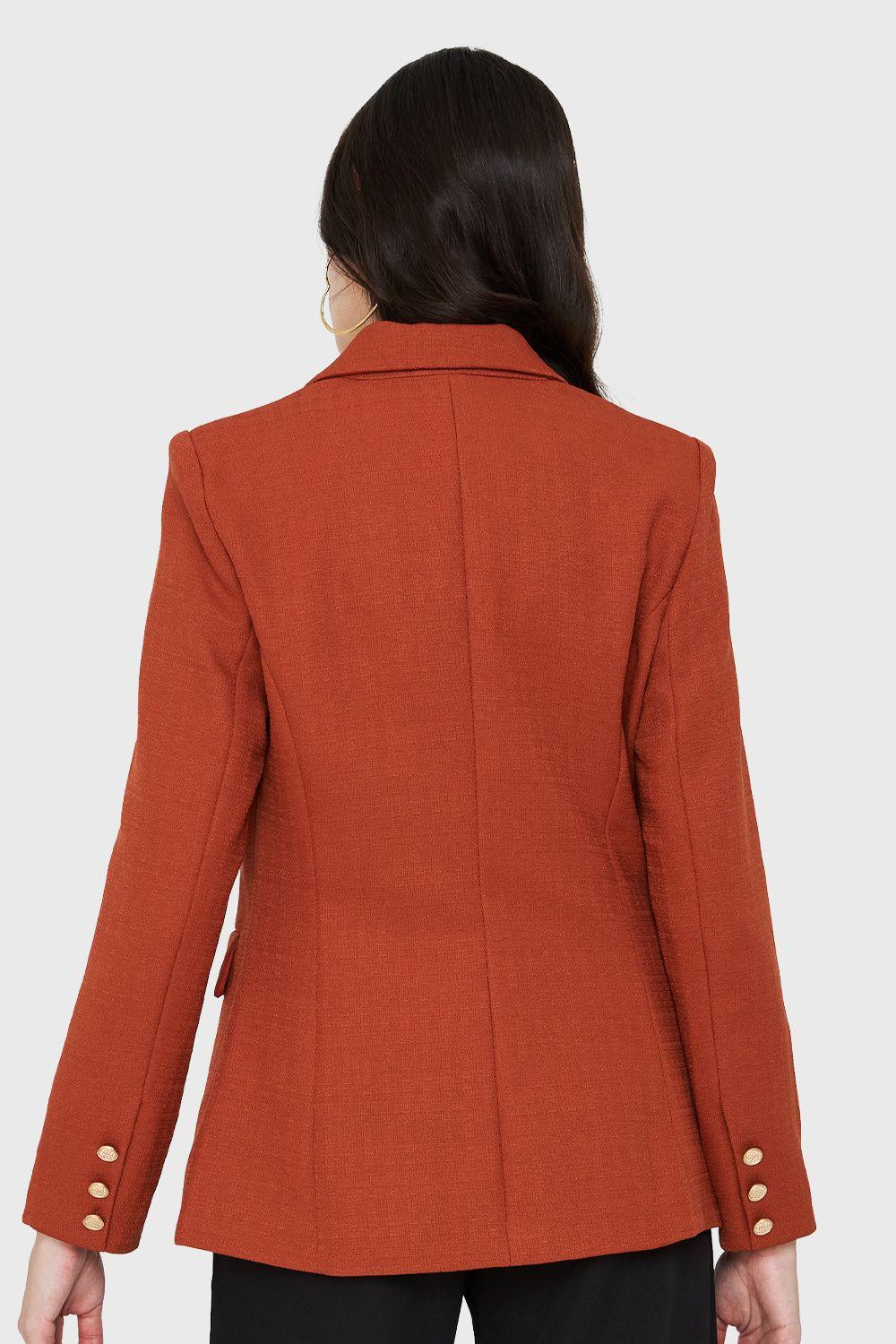 Blazer Botones Dorados Óxido Nicopoly-3