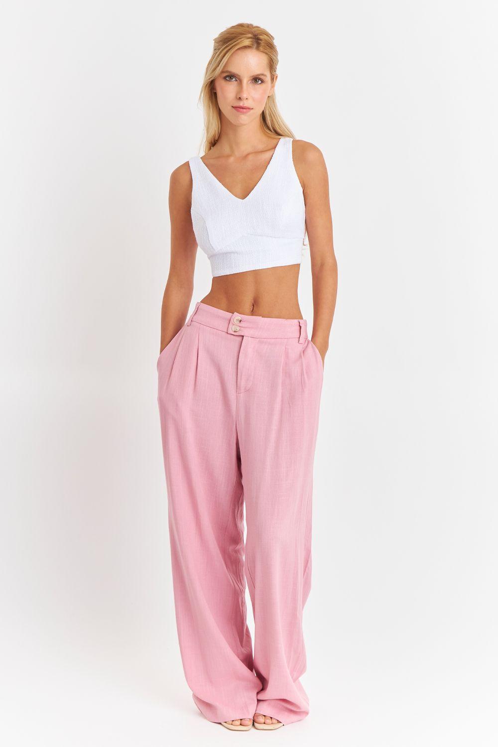 Crop Top Jaspeado Blanco Nicopoly-1