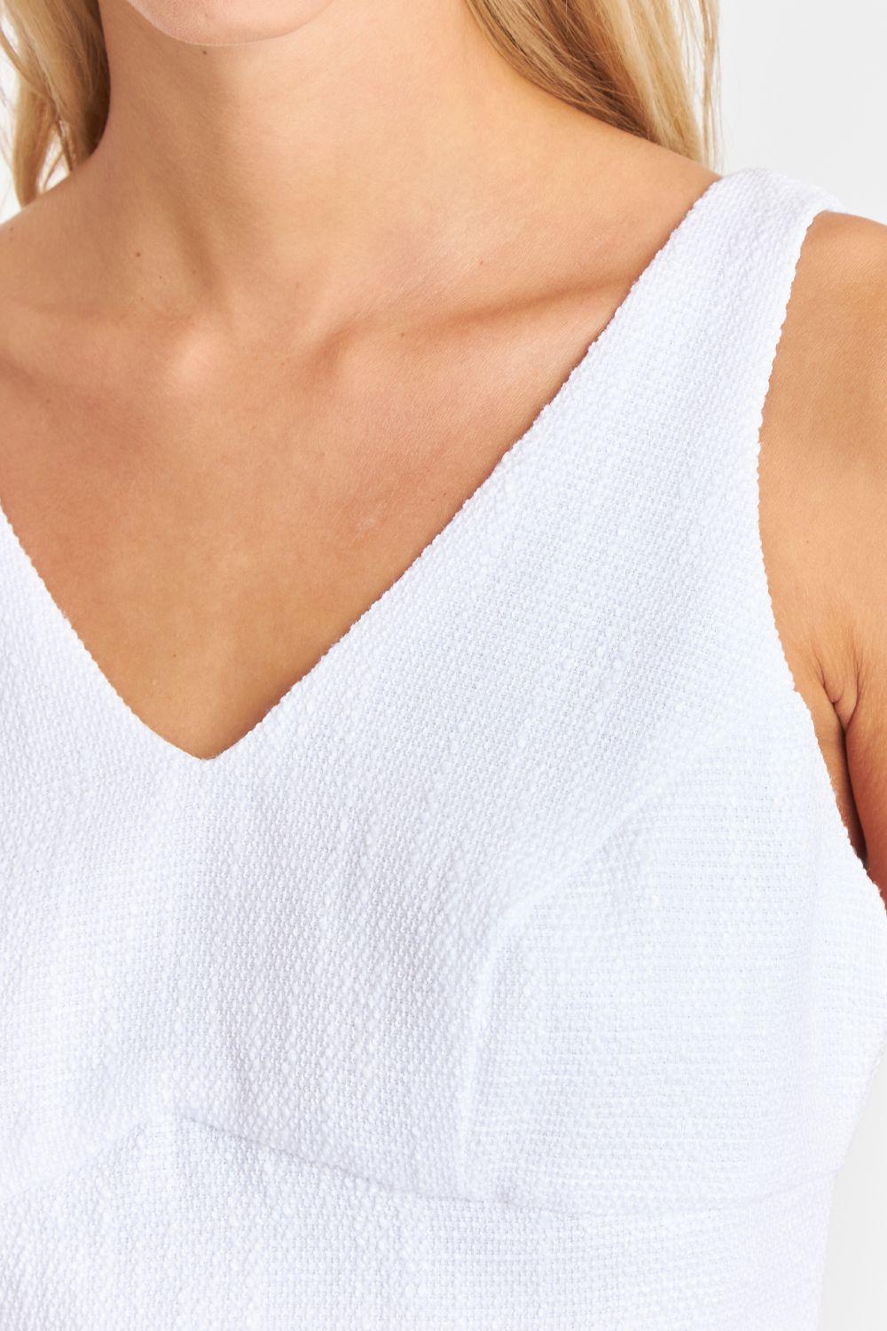 Crop Top Jaspeado Blanco Nicopoly-5