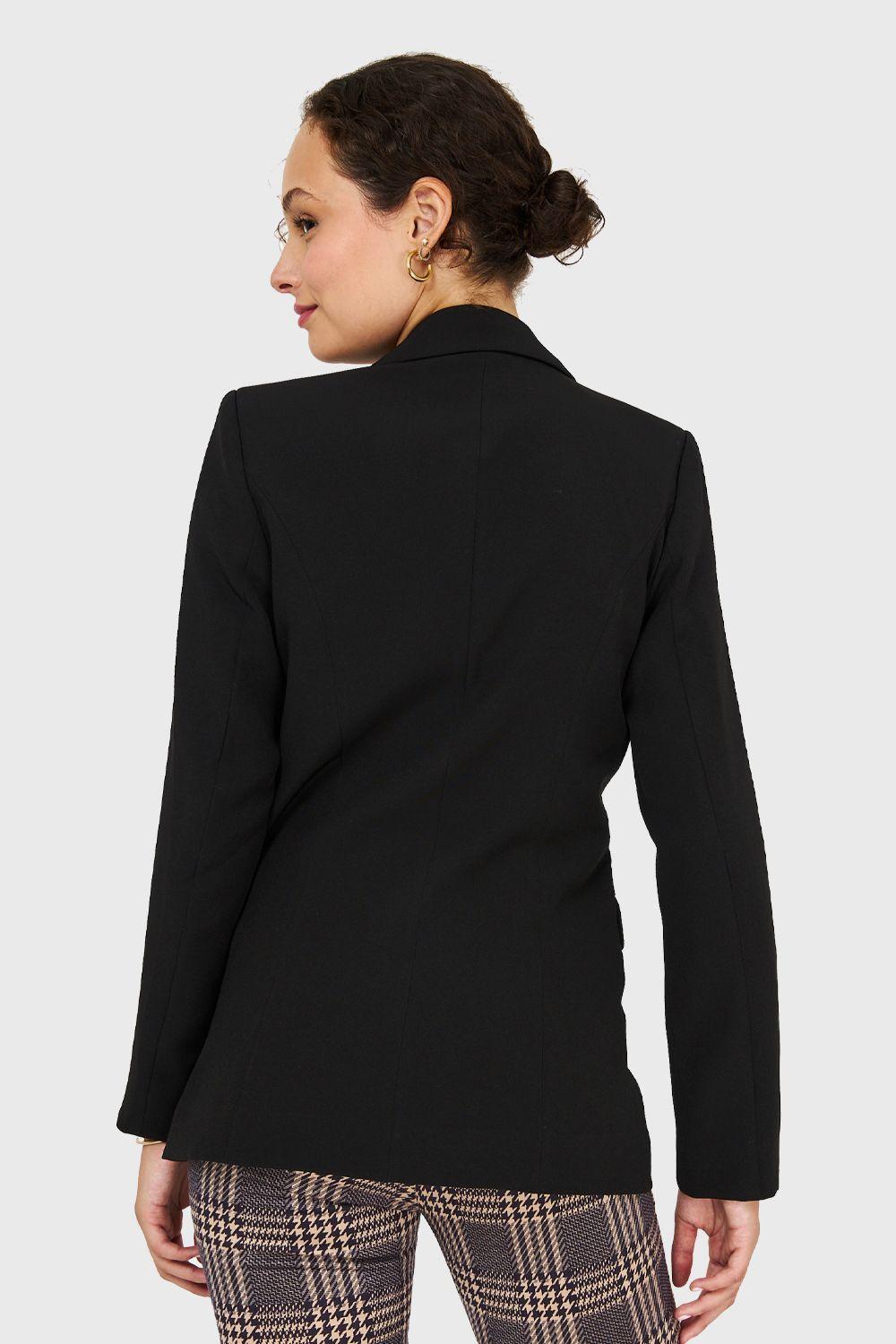 Blazer Un Botón Negro Nicopoly-3