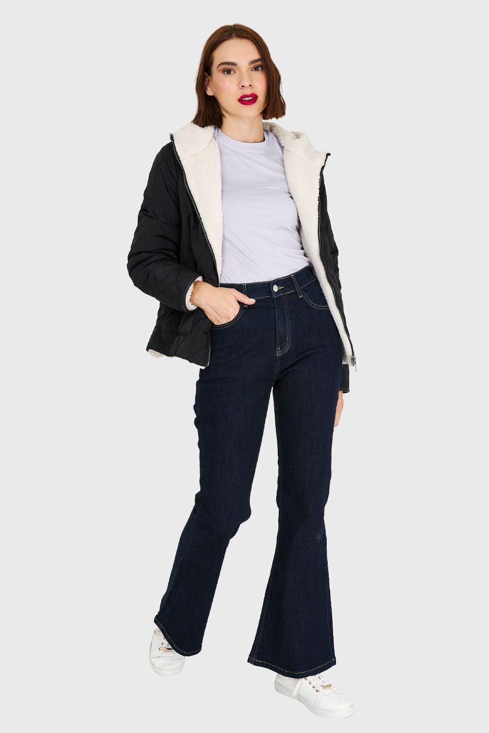 Chaqueta Reversible Negro Nicopoly-1