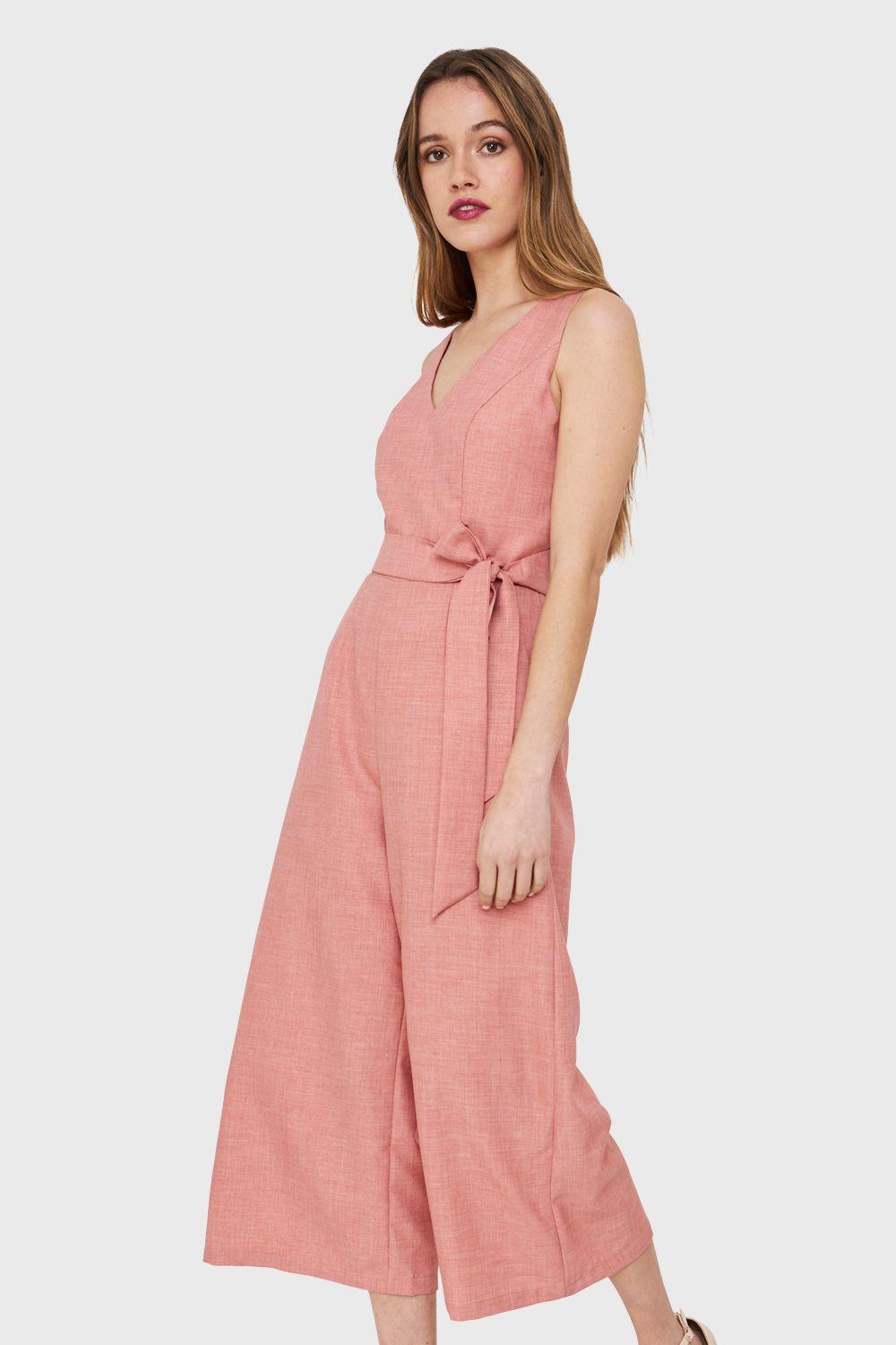 Enterito Cut Out Espalda Rosa Nicopoly-2