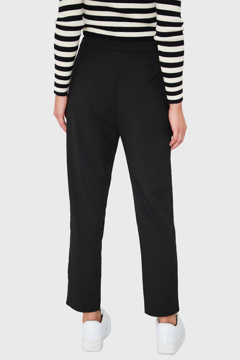 Pantalón Tiro Alto Negro Nicopoly-3