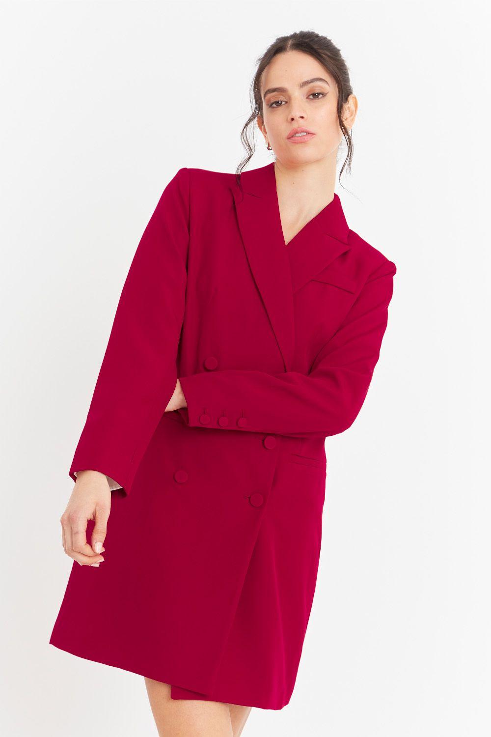 Blazer 6 Botones Rojo-0