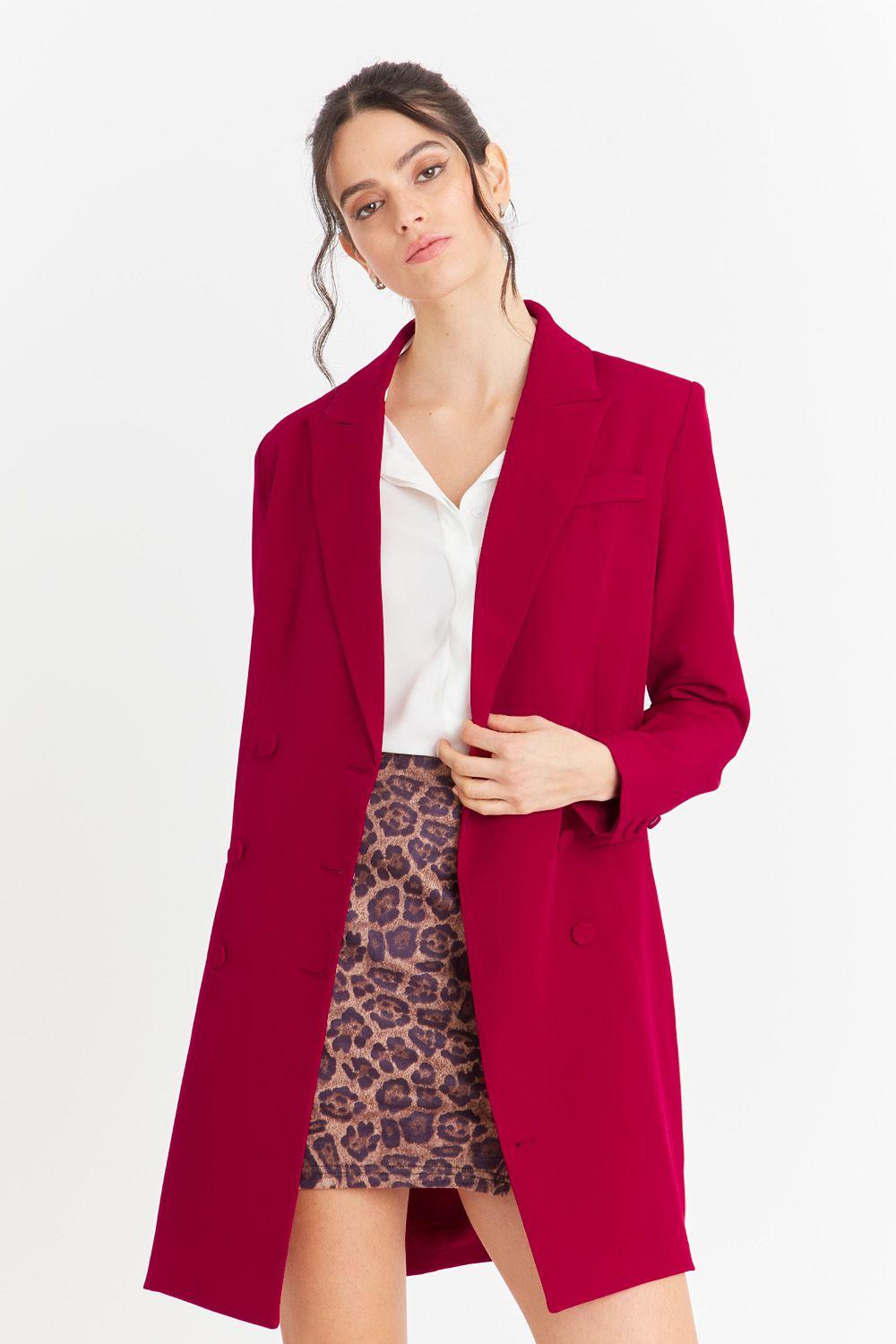 Blazer 6 Botones Rojo-4