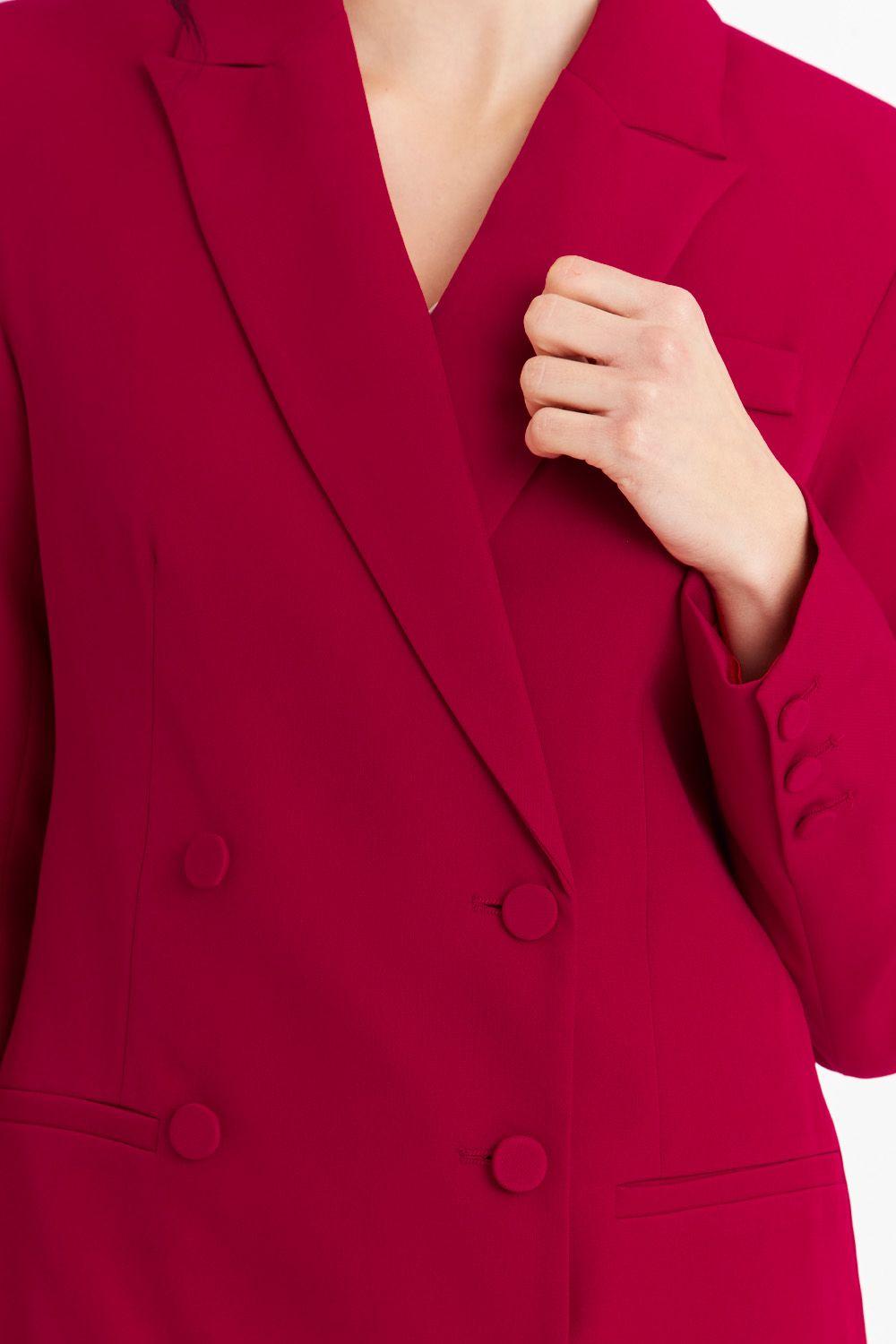 Blazer 6 Botones Rojo-5