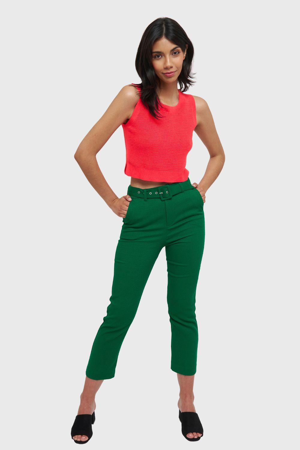 Polera Tipo Tejido Calado Coral Nicopoly-1