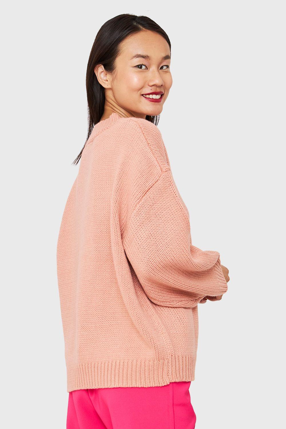 Sweater Básico Holgado Damasco Nicopoly-3