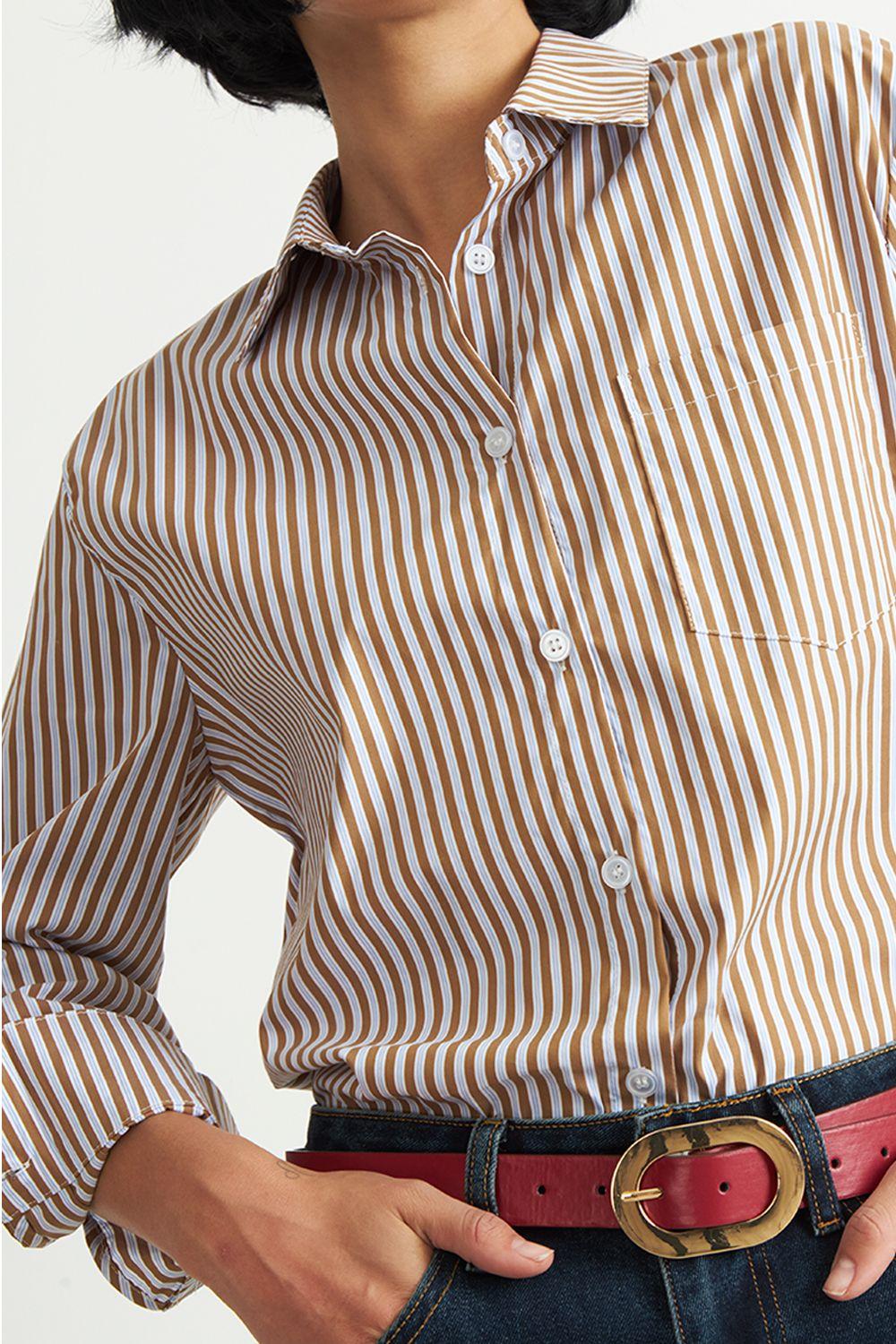 Camisa Rayas Café Nicopoly-5