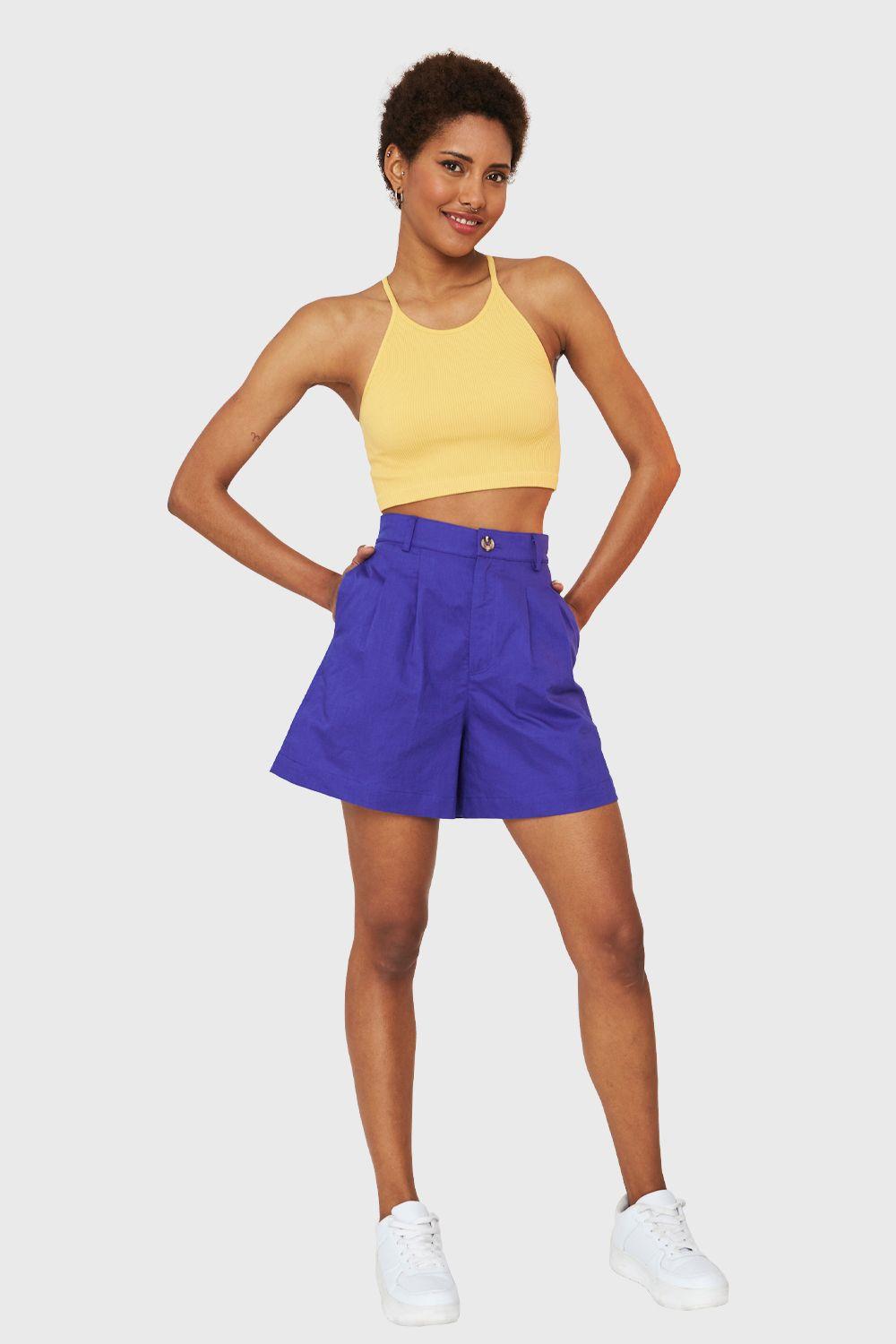 Short Tiro Alto Azul Rey Nicopoly-1