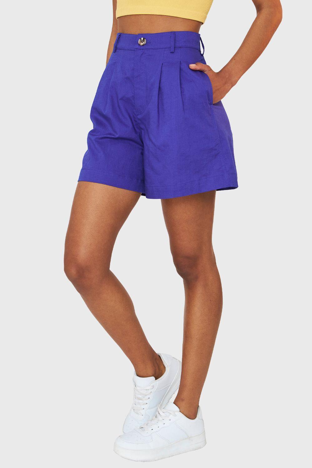 Short Tiro Alto Azul Rey Nicopoly-2