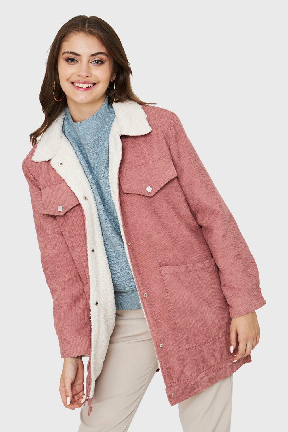 Chaqueta Tipo Cotelé Rosado Nicopoly Nicopoly