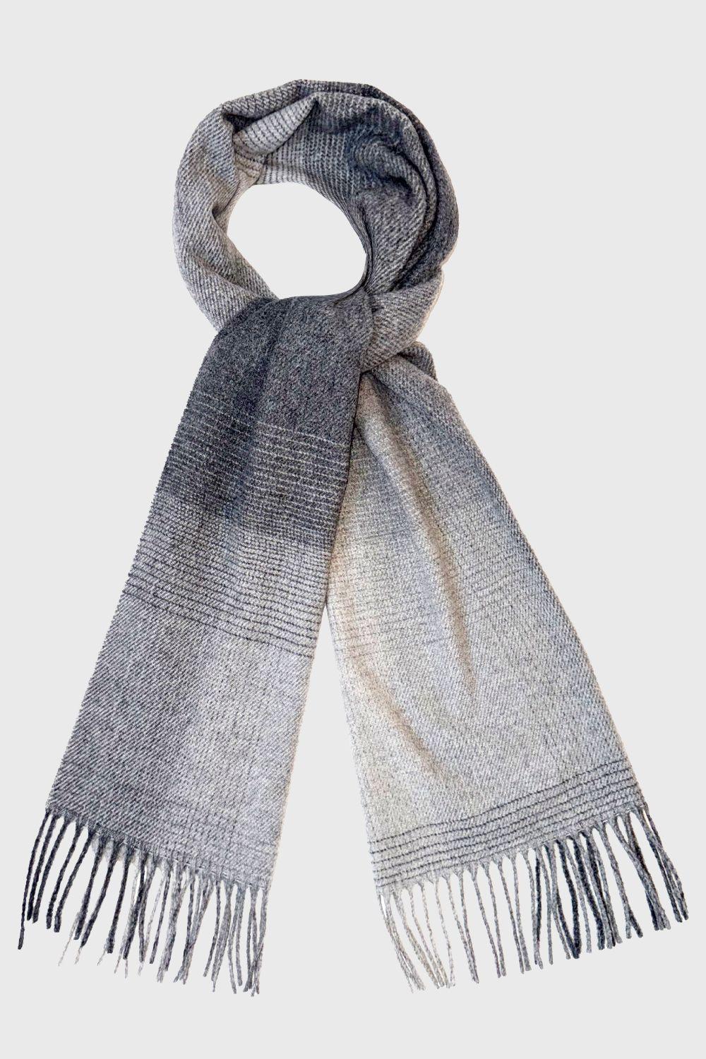 Bufanda Cuadrillé Pequeña Gris Nicopoly-2