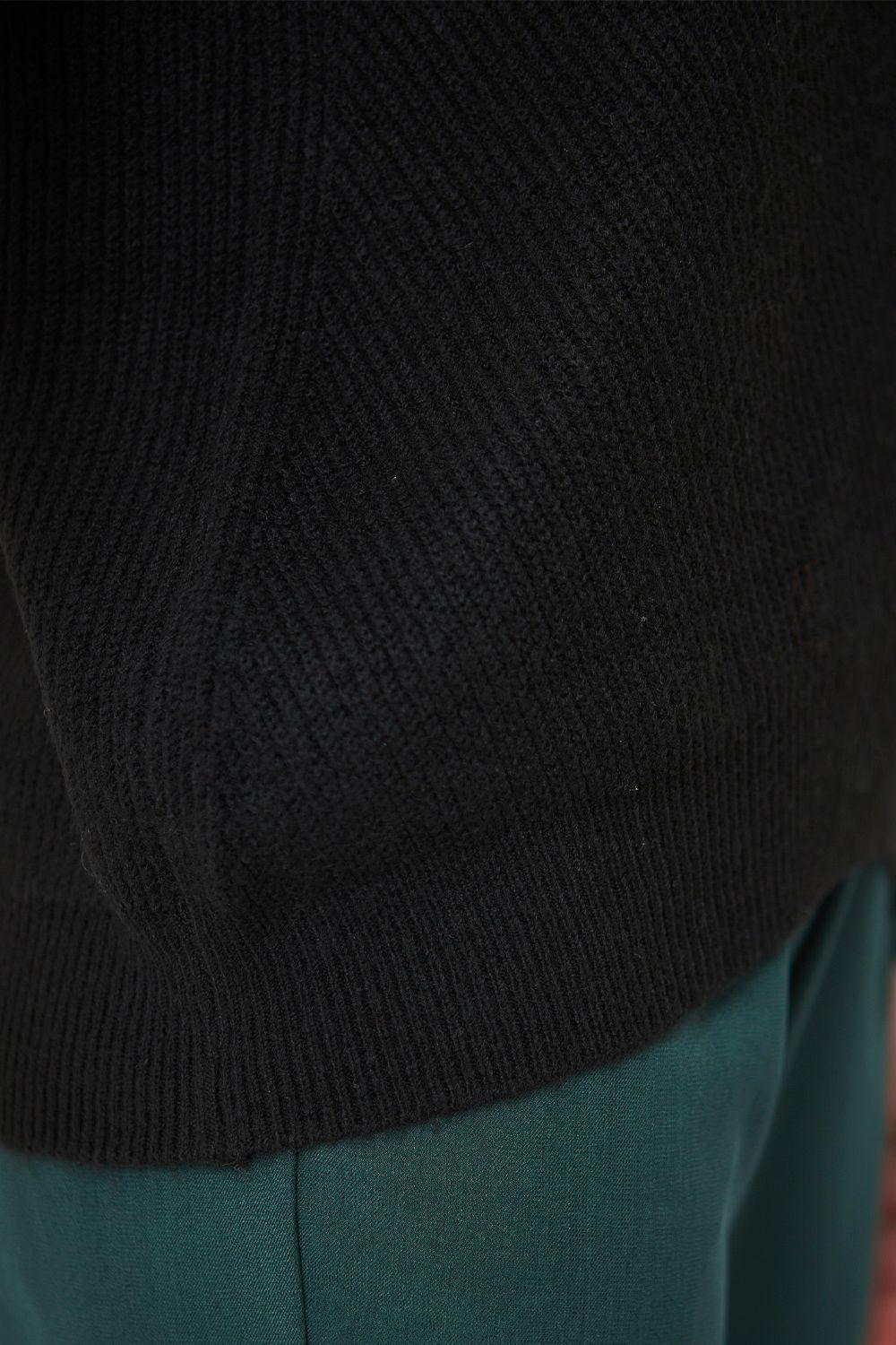 Sweater Holgado Negro Nicopoly-5