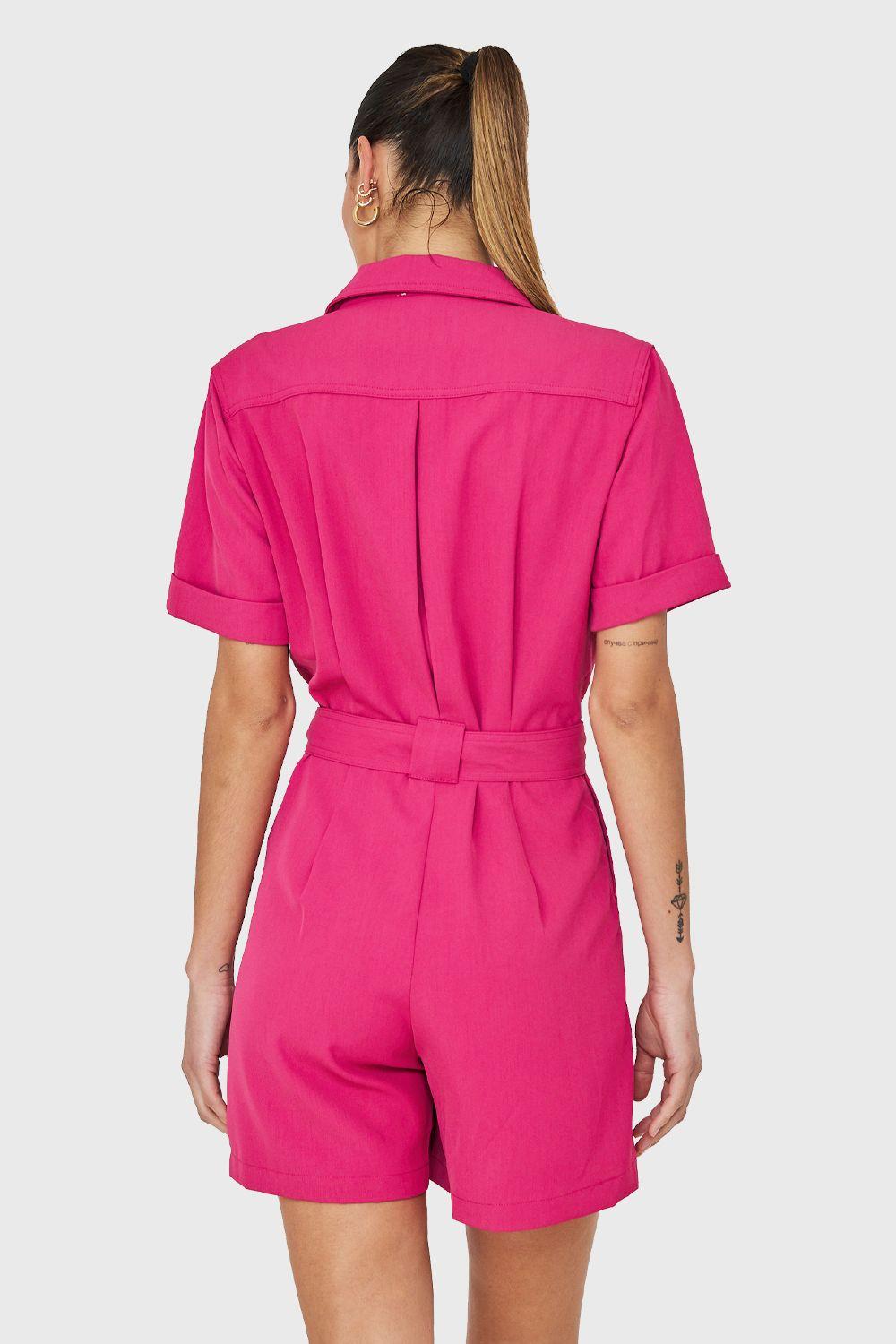 Enterito Corto Tipo Cargo Fucsia Nicopoly-3