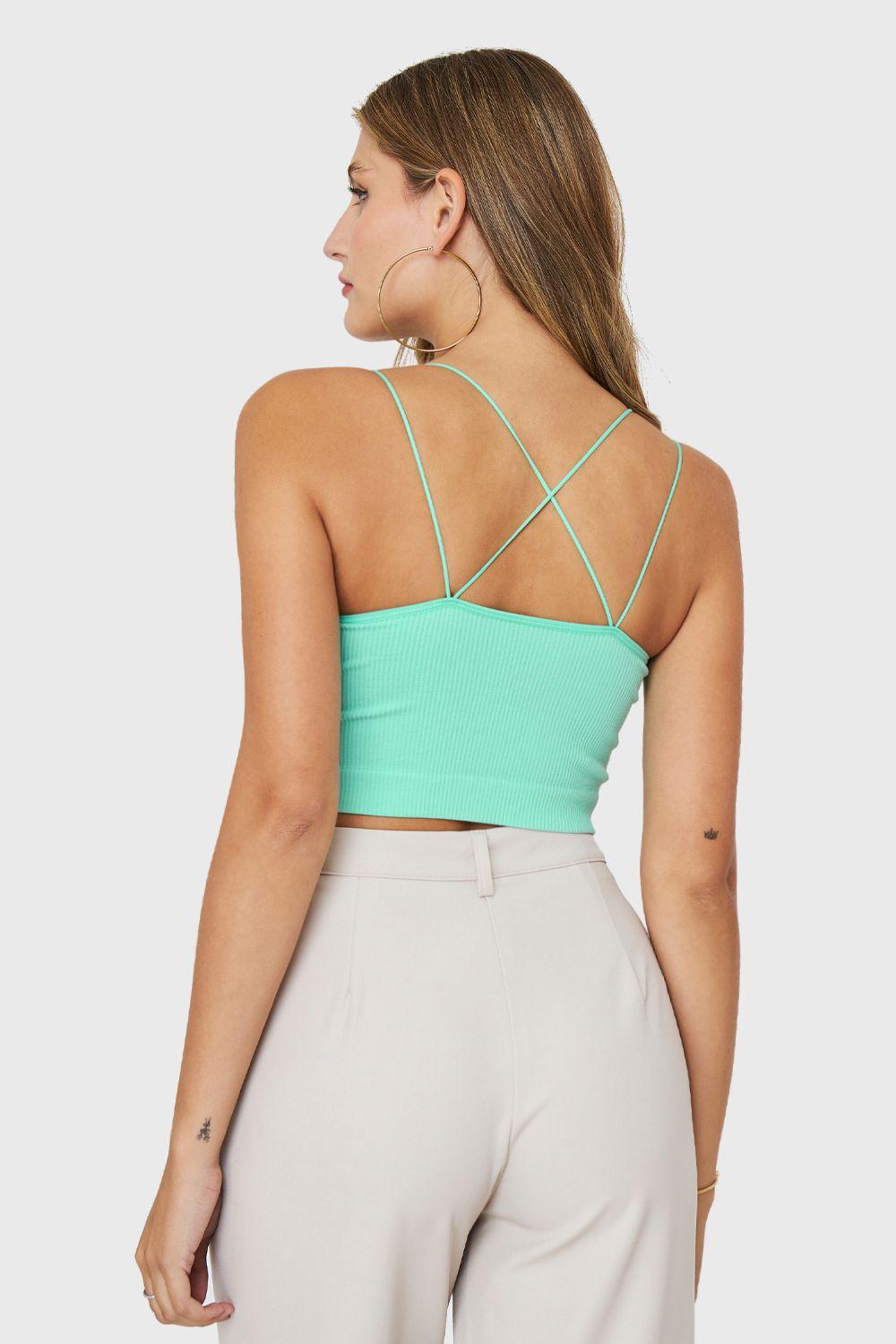 Peto Básico Acanalado Turquesa Nicopoly-3