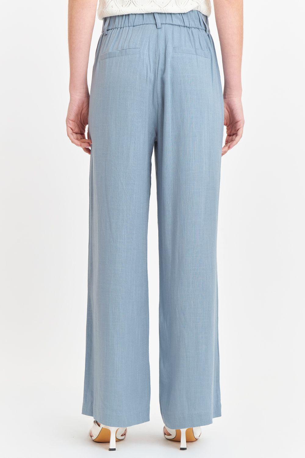 Pantalón Dos Botones Celeste Nicopoly-3