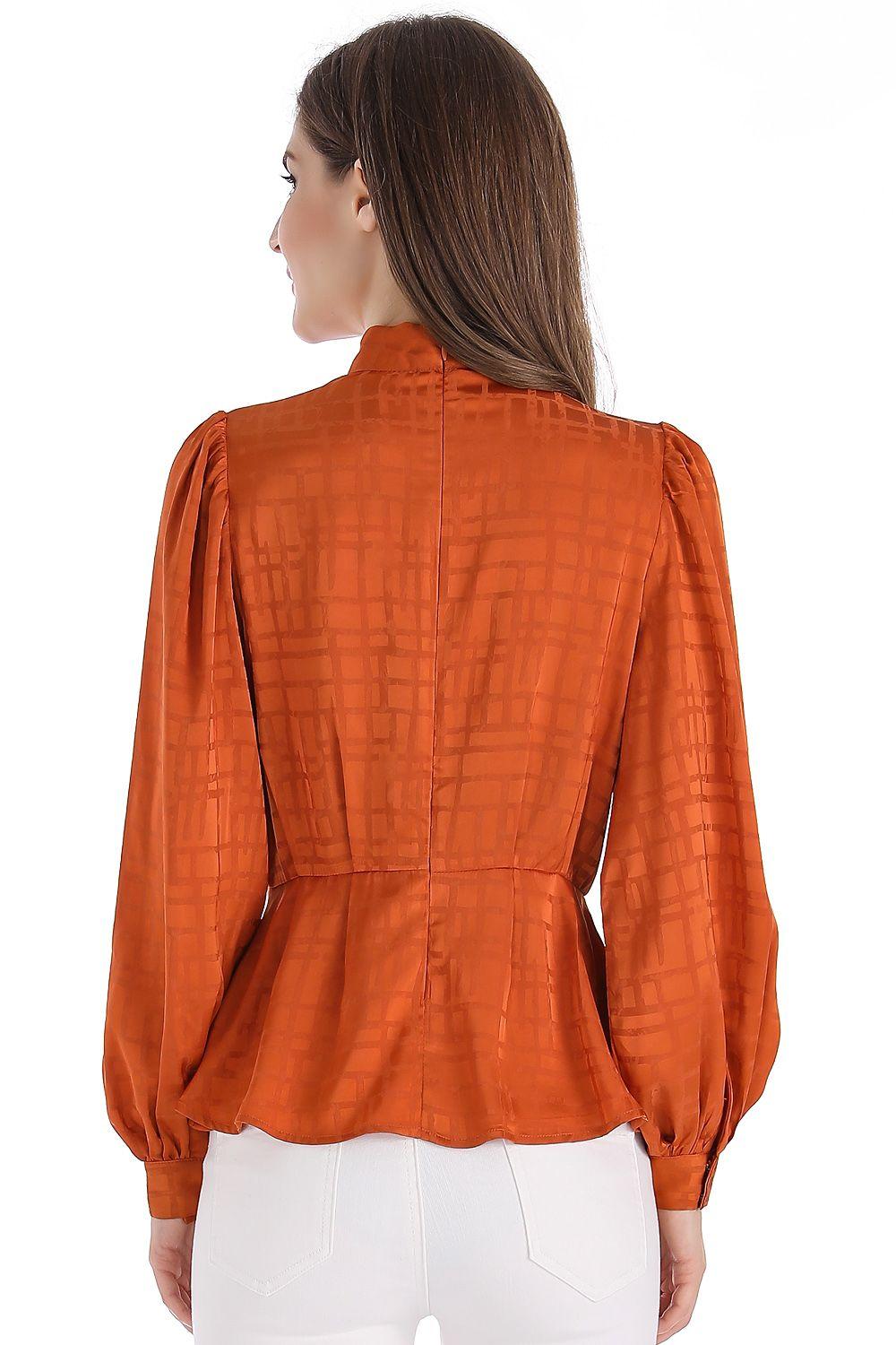 Blusa Peplum Cobre Nicopoly-2