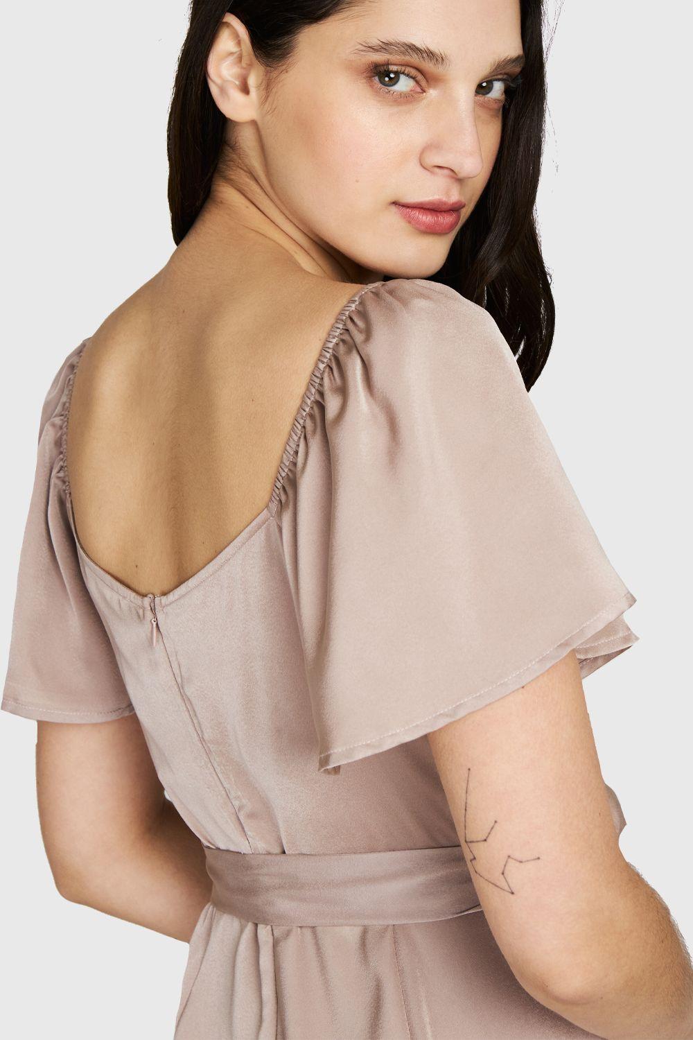 Enterito Tipo Satín Lazo Nude Nicopoly-4