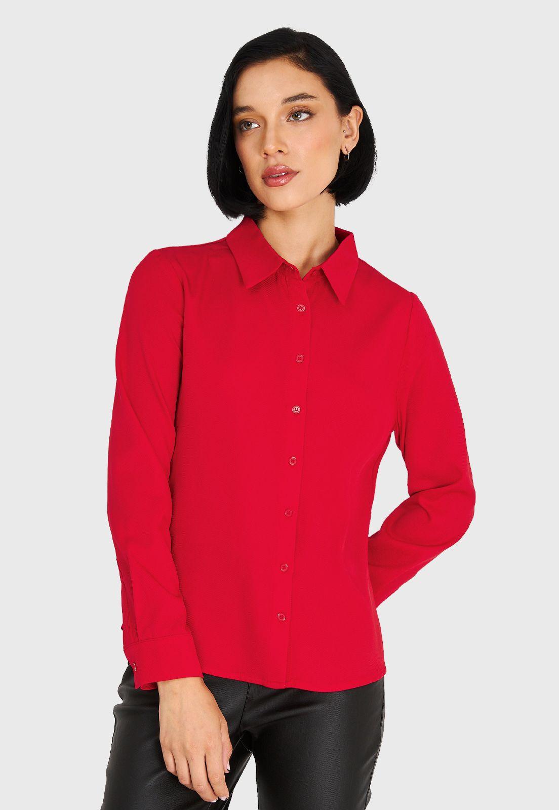 Camisa Básica Rojo Nicopoly-4