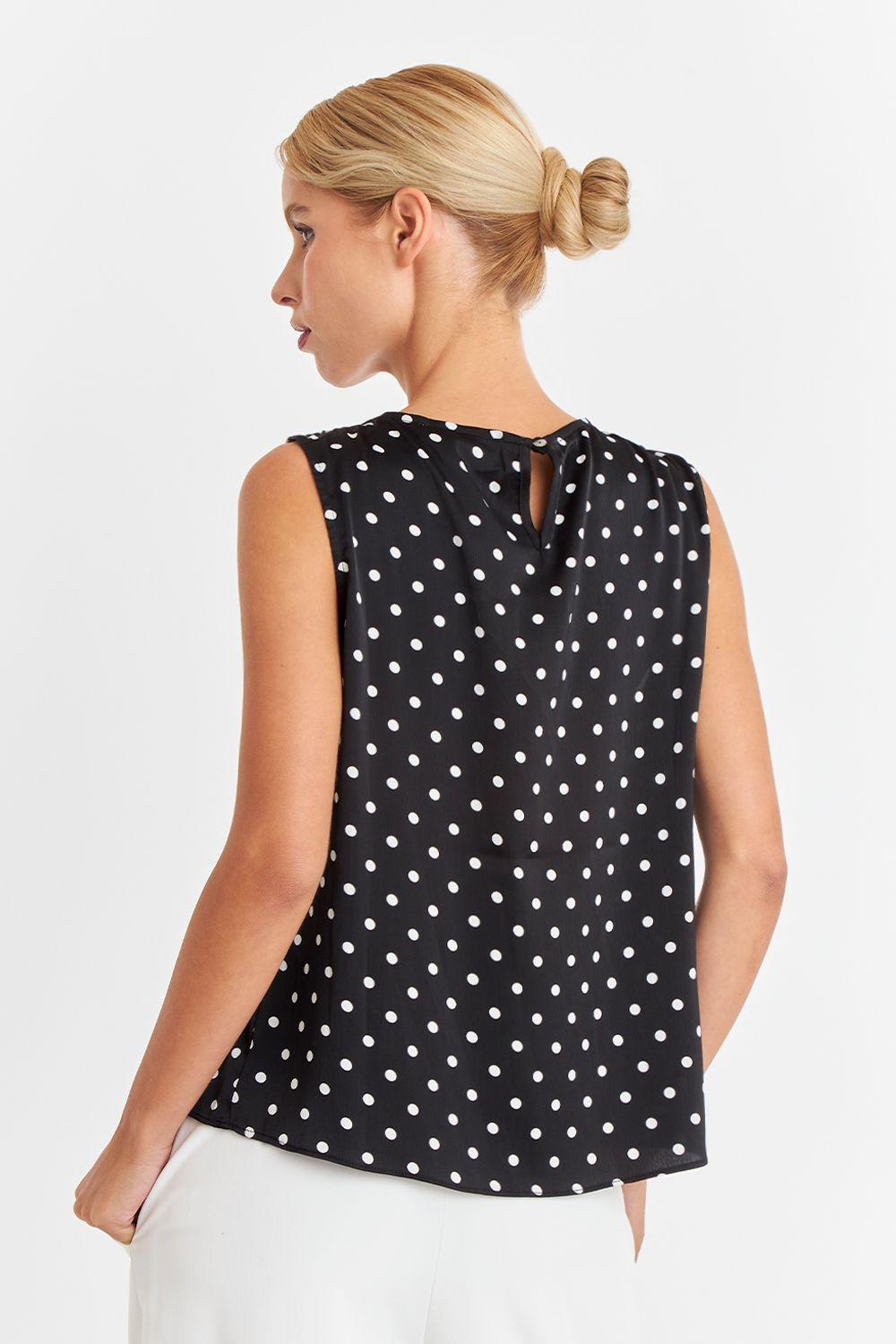 Blusa Puntos Negros Nicopoly-3