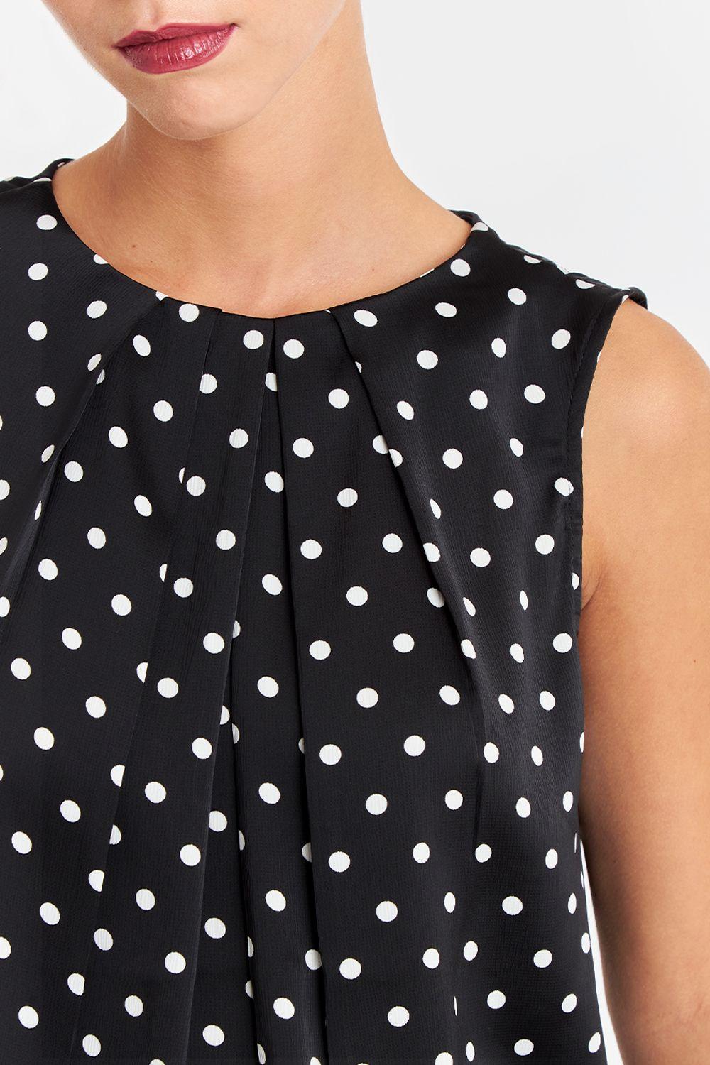 Blusa Puntos Negros Nicopoly-5