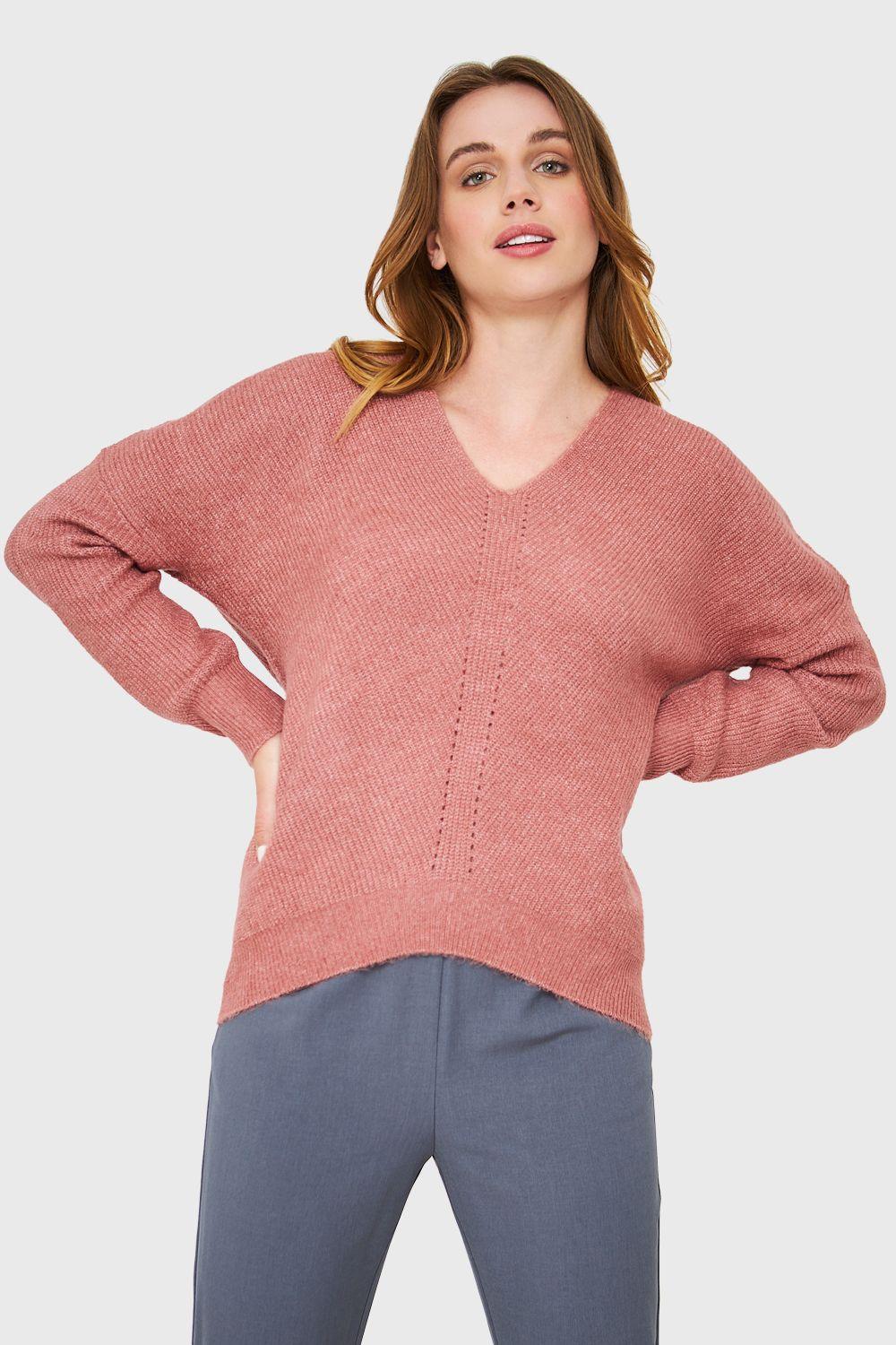 Sweater Holgado Palo Rosa Nicopoly-4