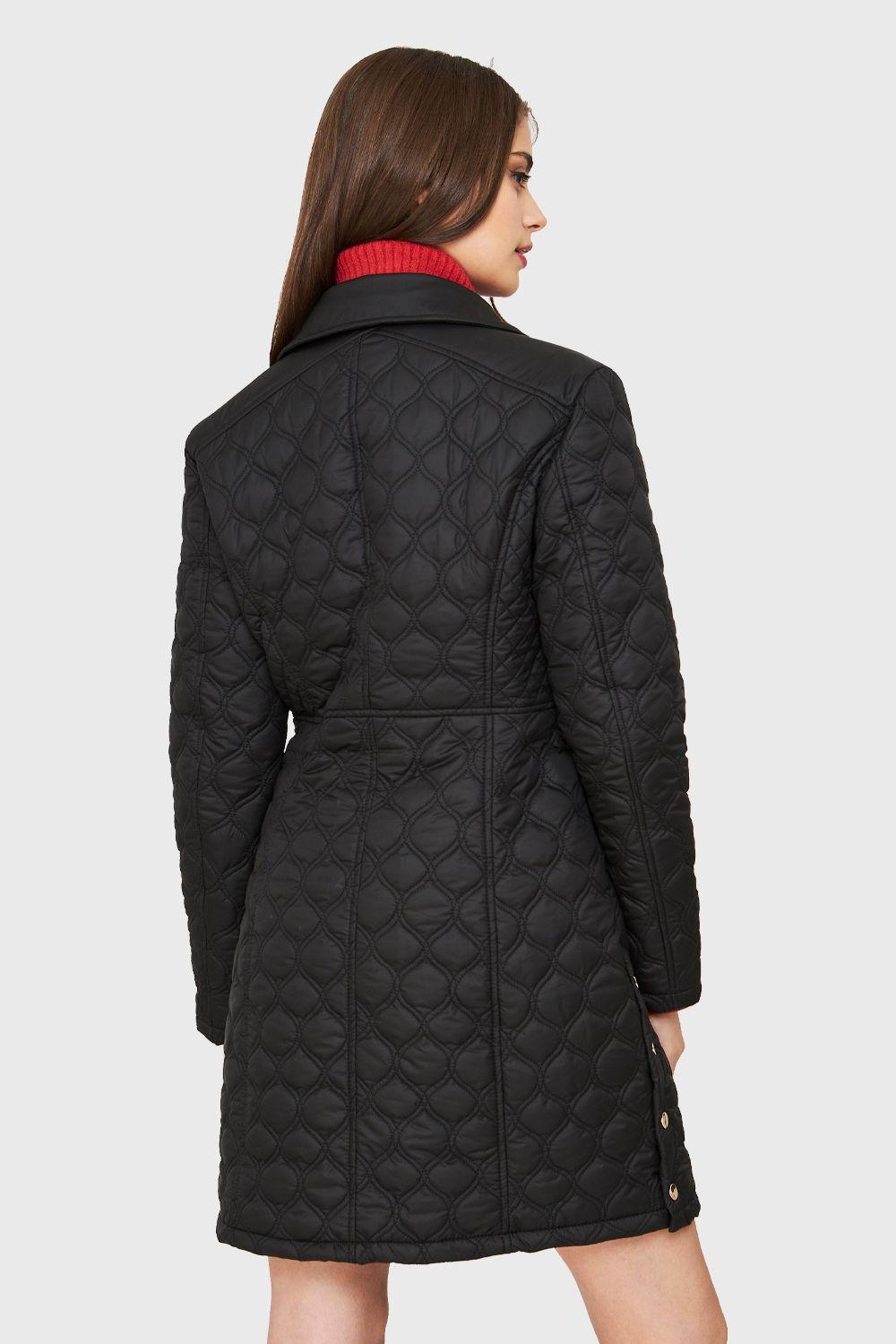 Parka Tipo Quilt Negro Nicopoly-3