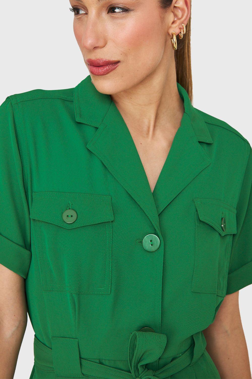 Enterito Corto Tipo Cargo Verde Nicopoly-5