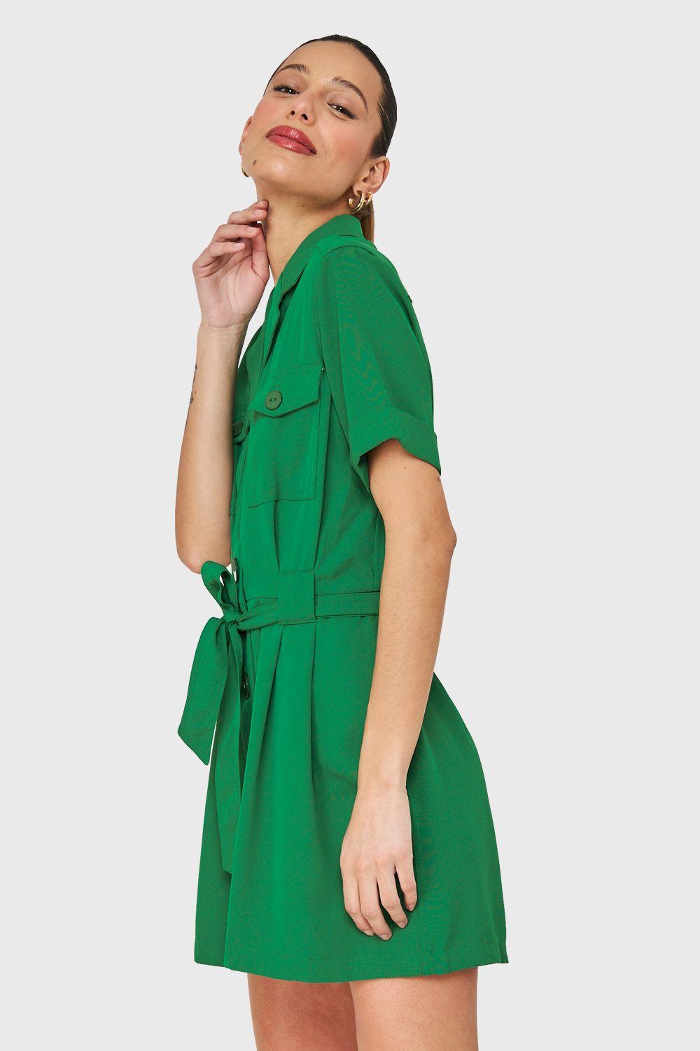 Enterito Corto Tipo Cargo Verde Nicopoly-2