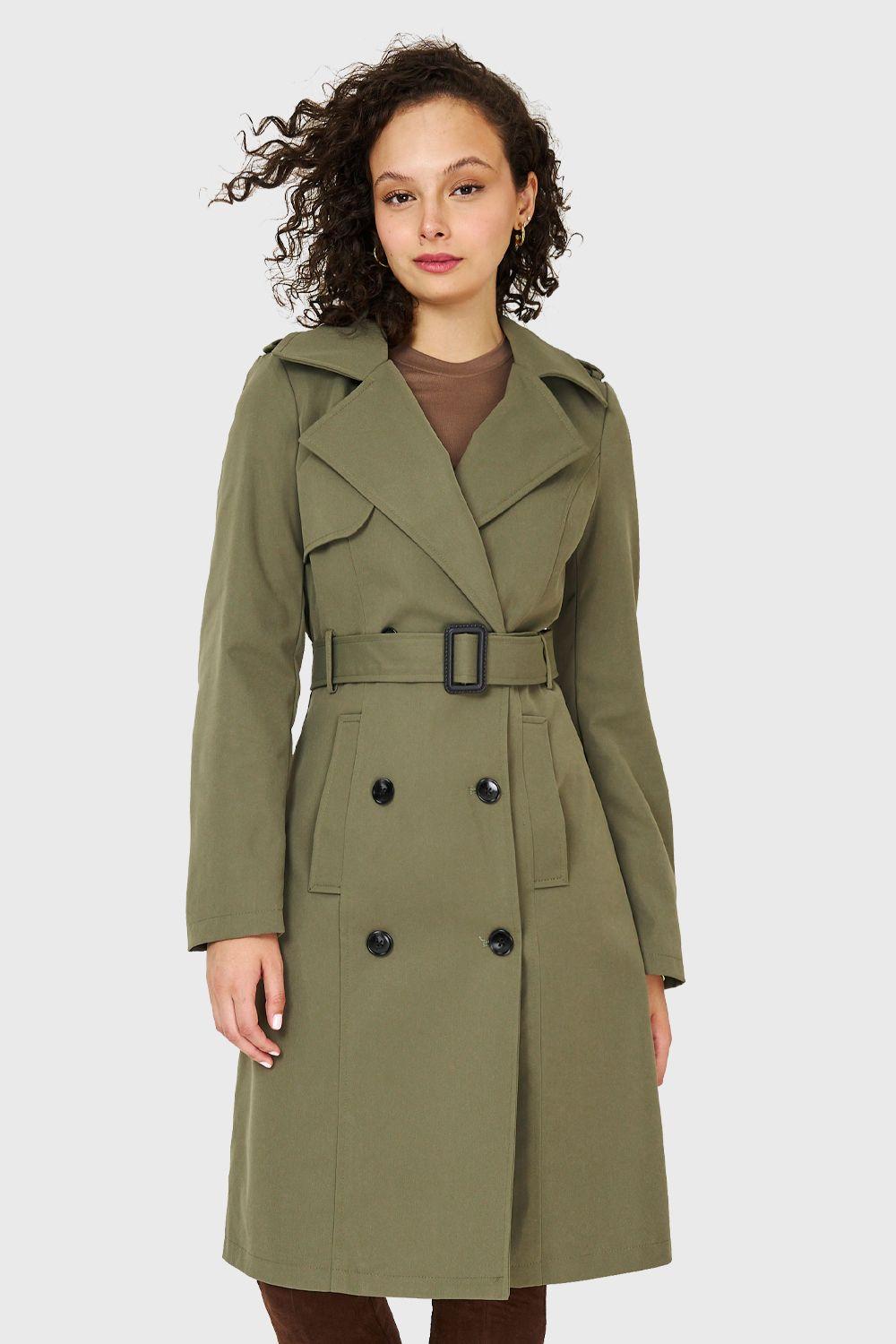 Trench Hebilla Oliva Nicopoly-0