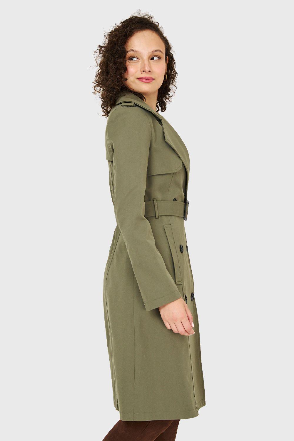 Trench Hebilla Oliva Nicopoly-2