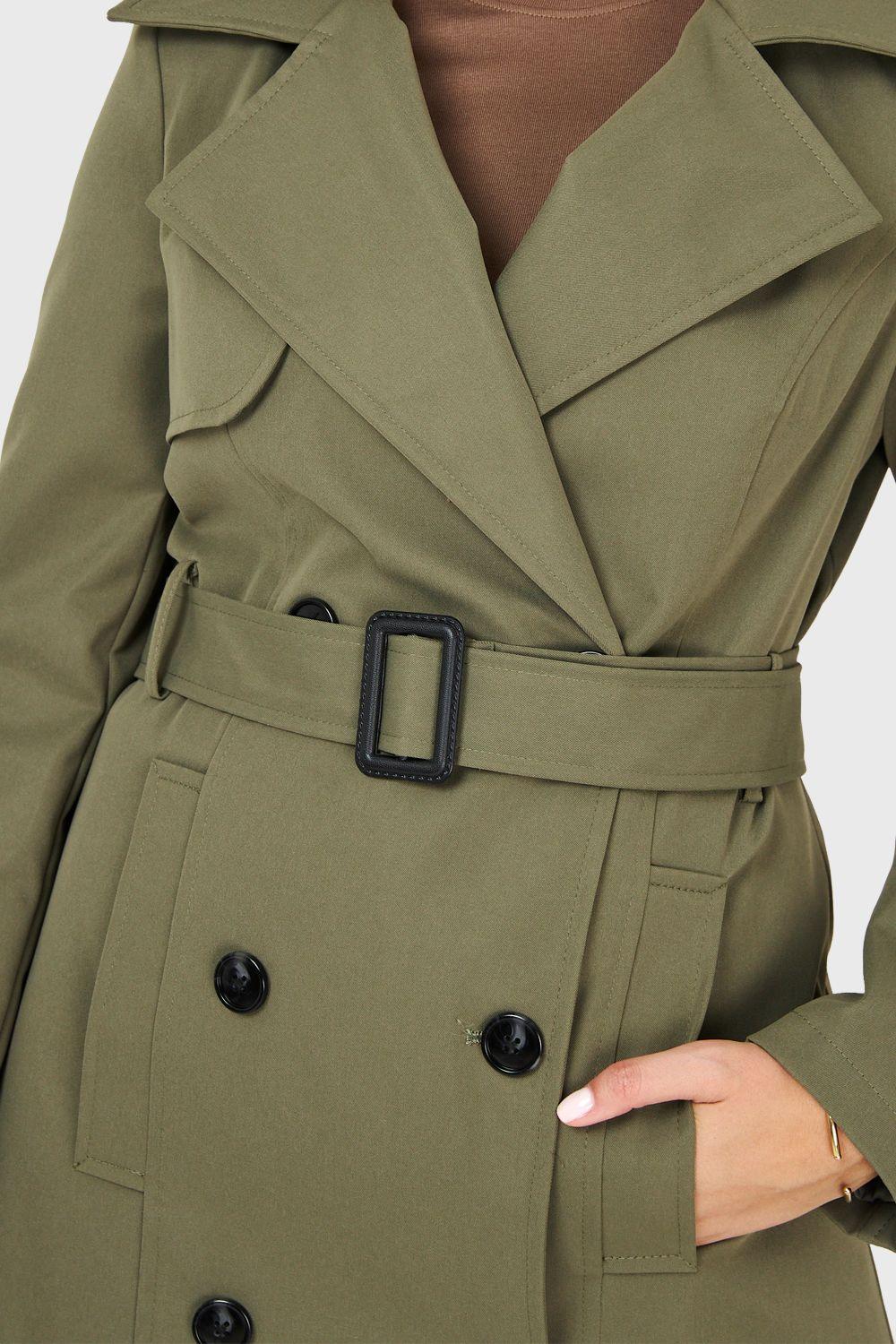 Trench Hebilla Oliva Nicopoly-5
