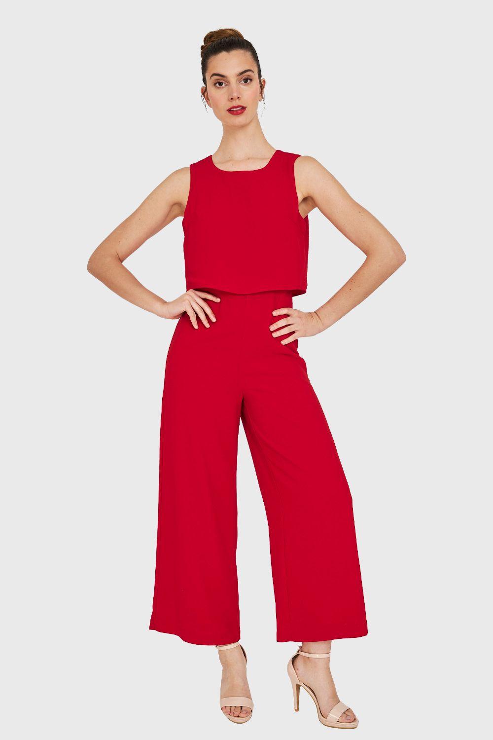 Enterito Efecto 2 Piezas Rojo Nicopoly-0